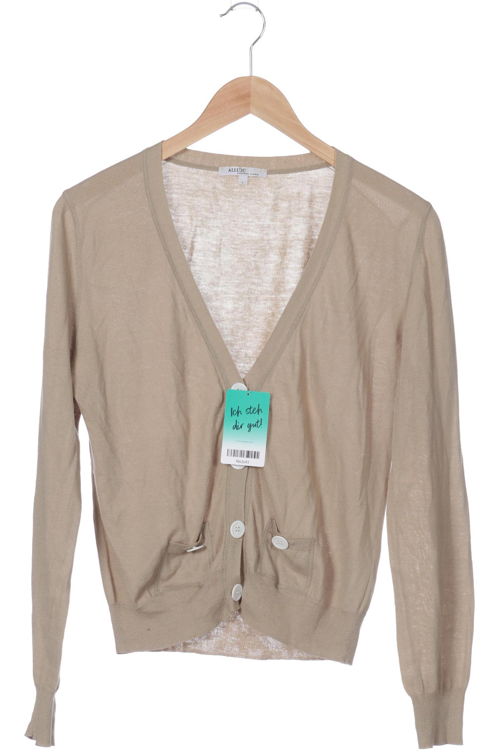 

Allude Damen Strickjacke, beige, Gr.