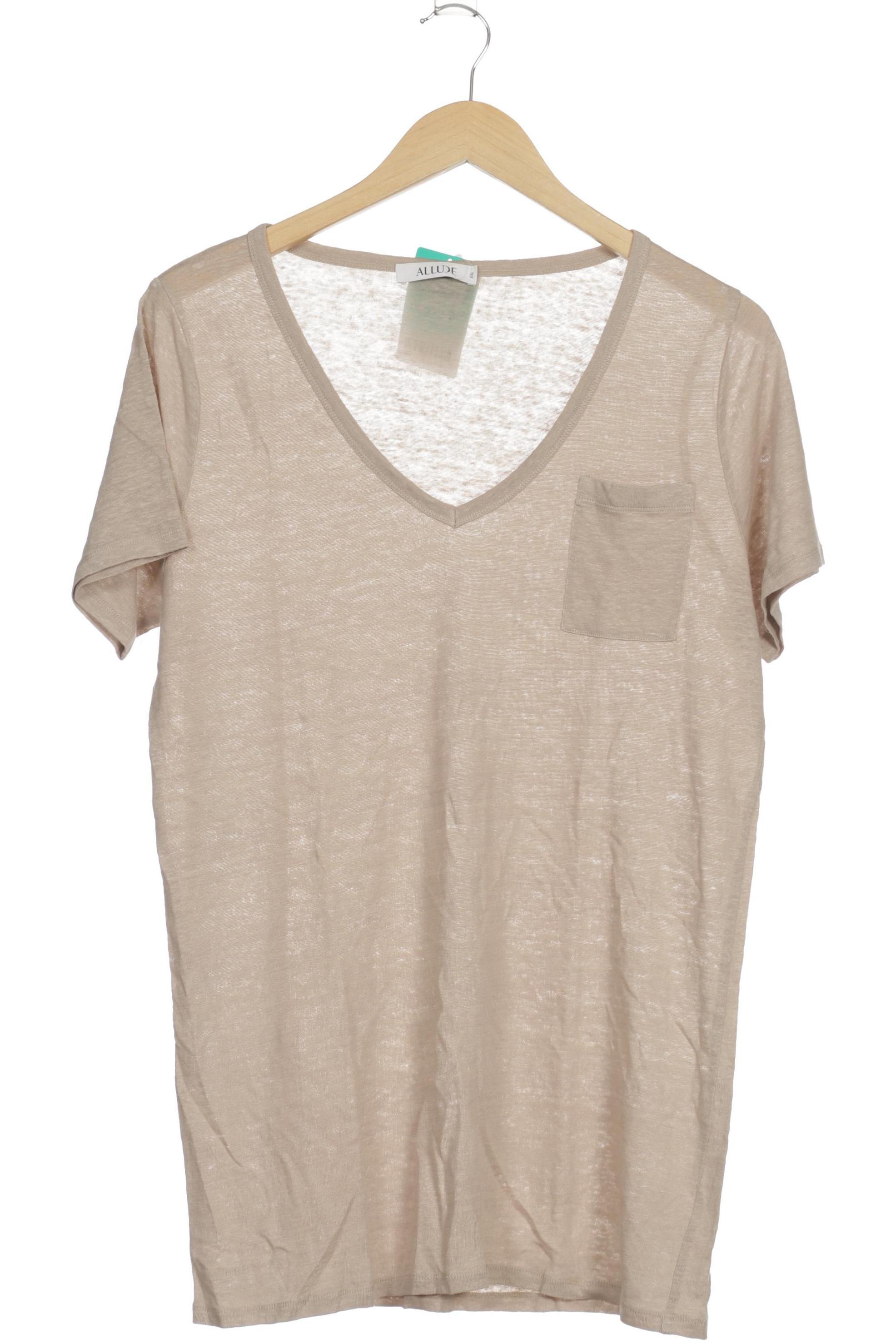 

Allude Damen T-Shirt, beige, Gr.