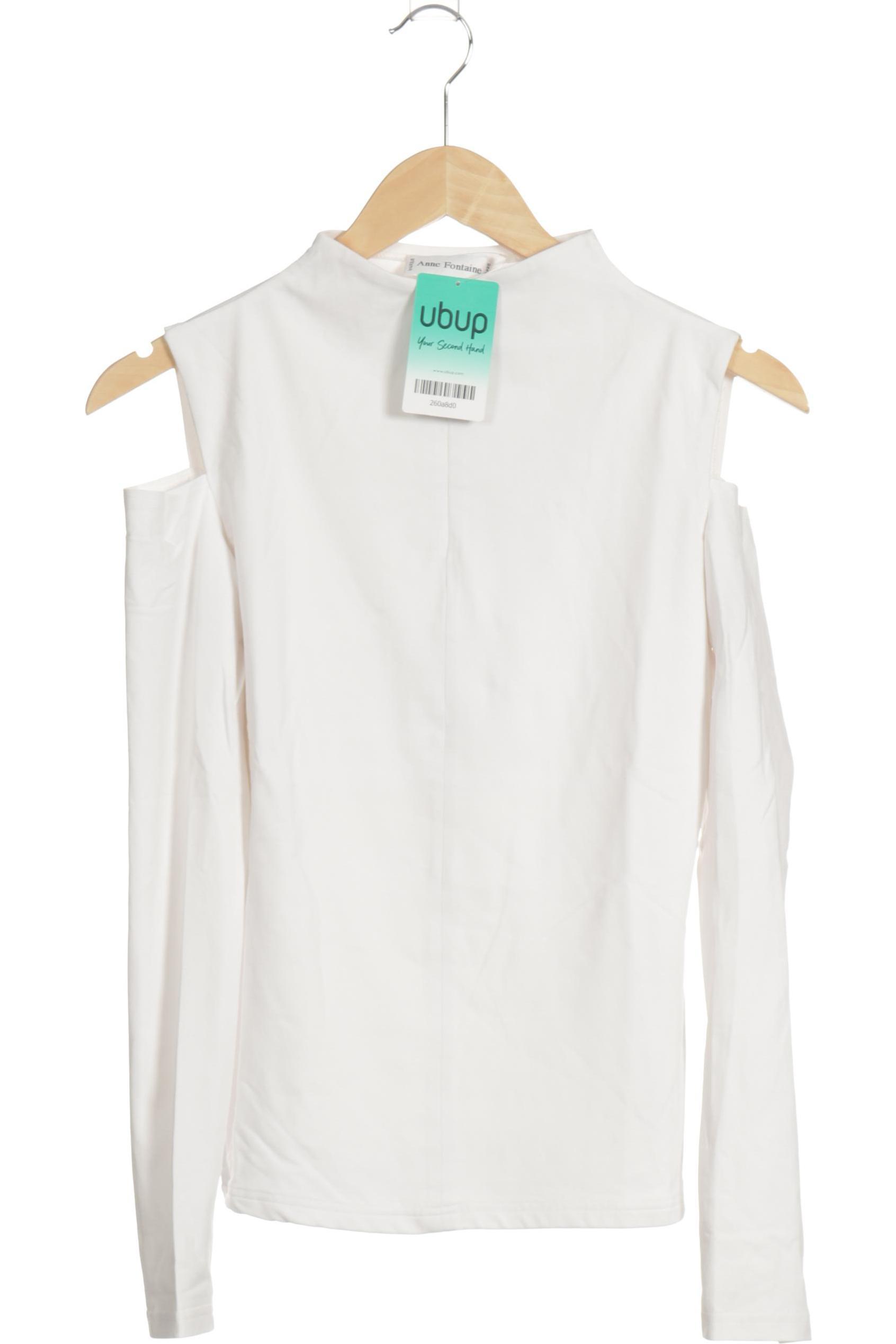 

Anne Fontaine Damen Langarmshirt, weiß, Gr.