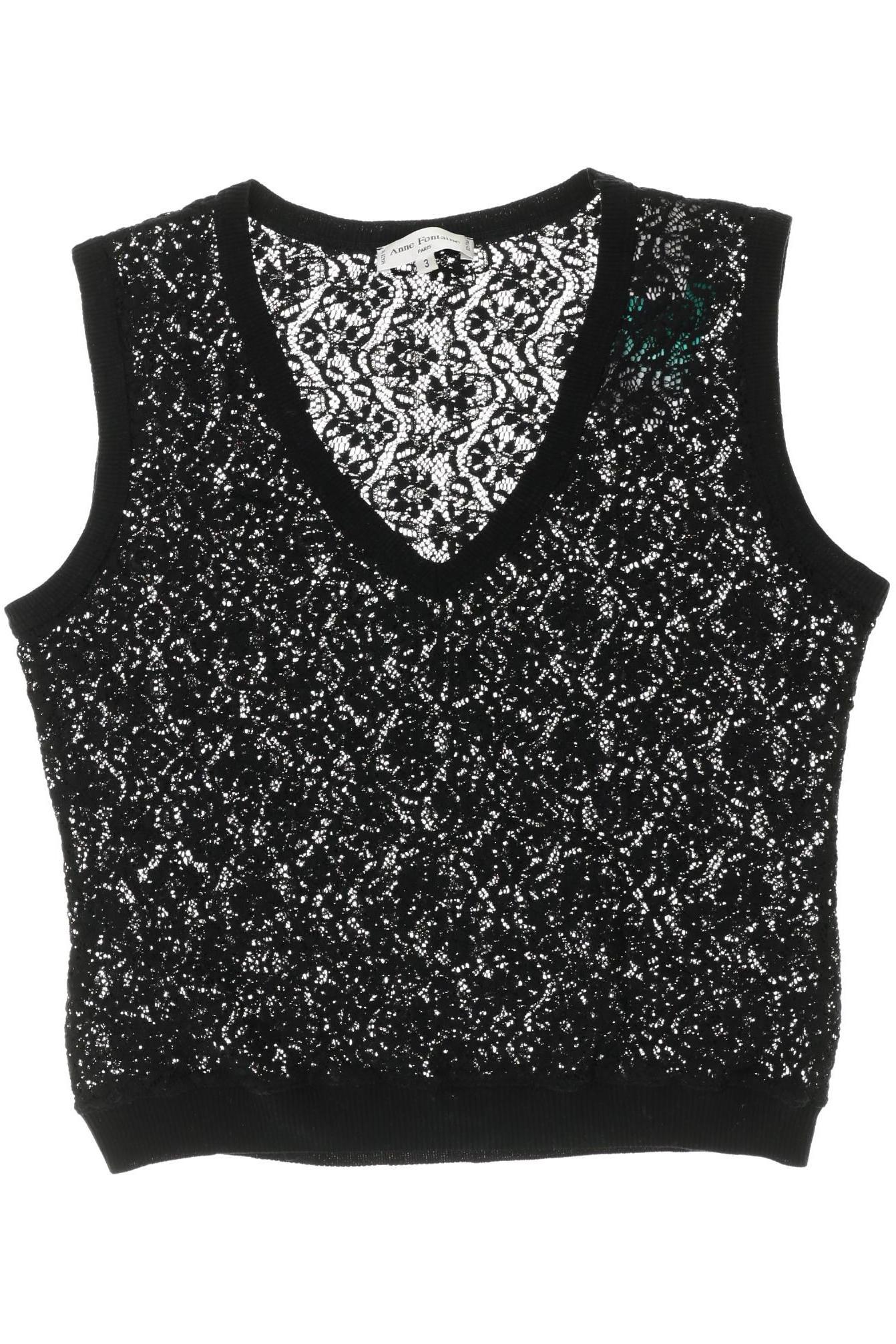 

Anne Fontaine Damen Top, schwarz, Gr.