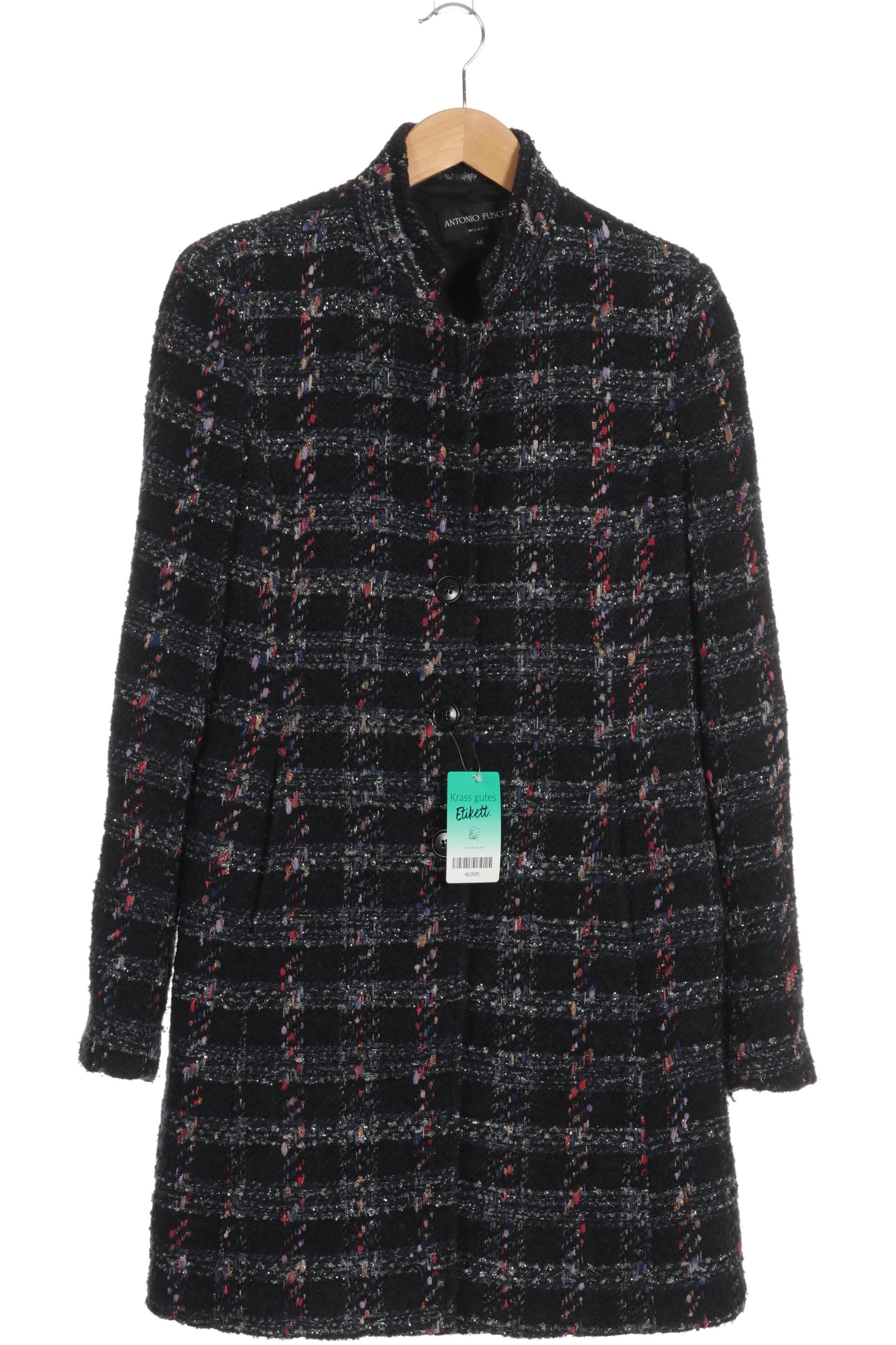 

Antonio Fusco Damen Mantel, blau, Gr. 46