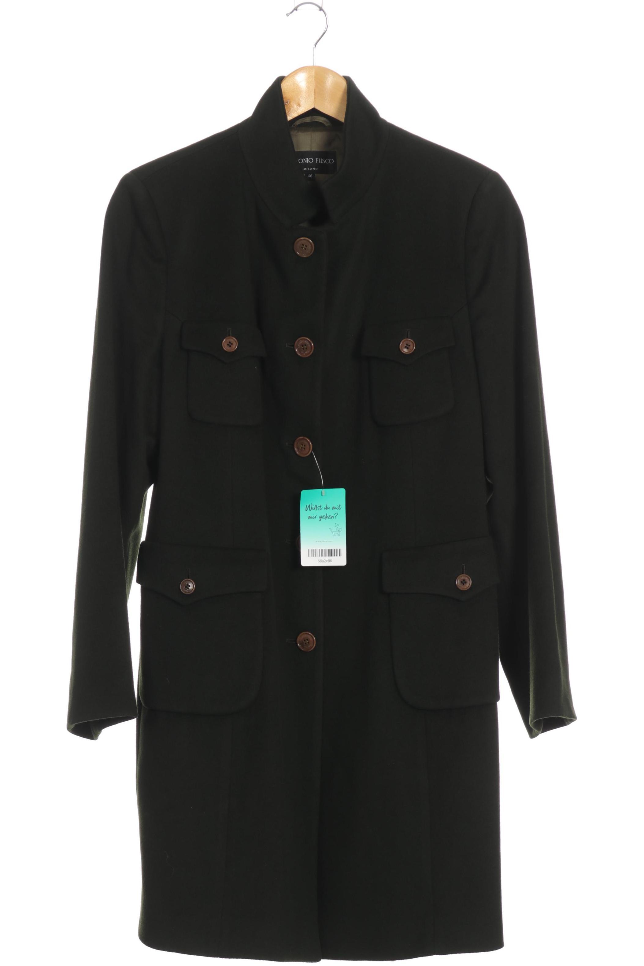 

Antonio Fusco Damen Mantel, grün, Gr. 46