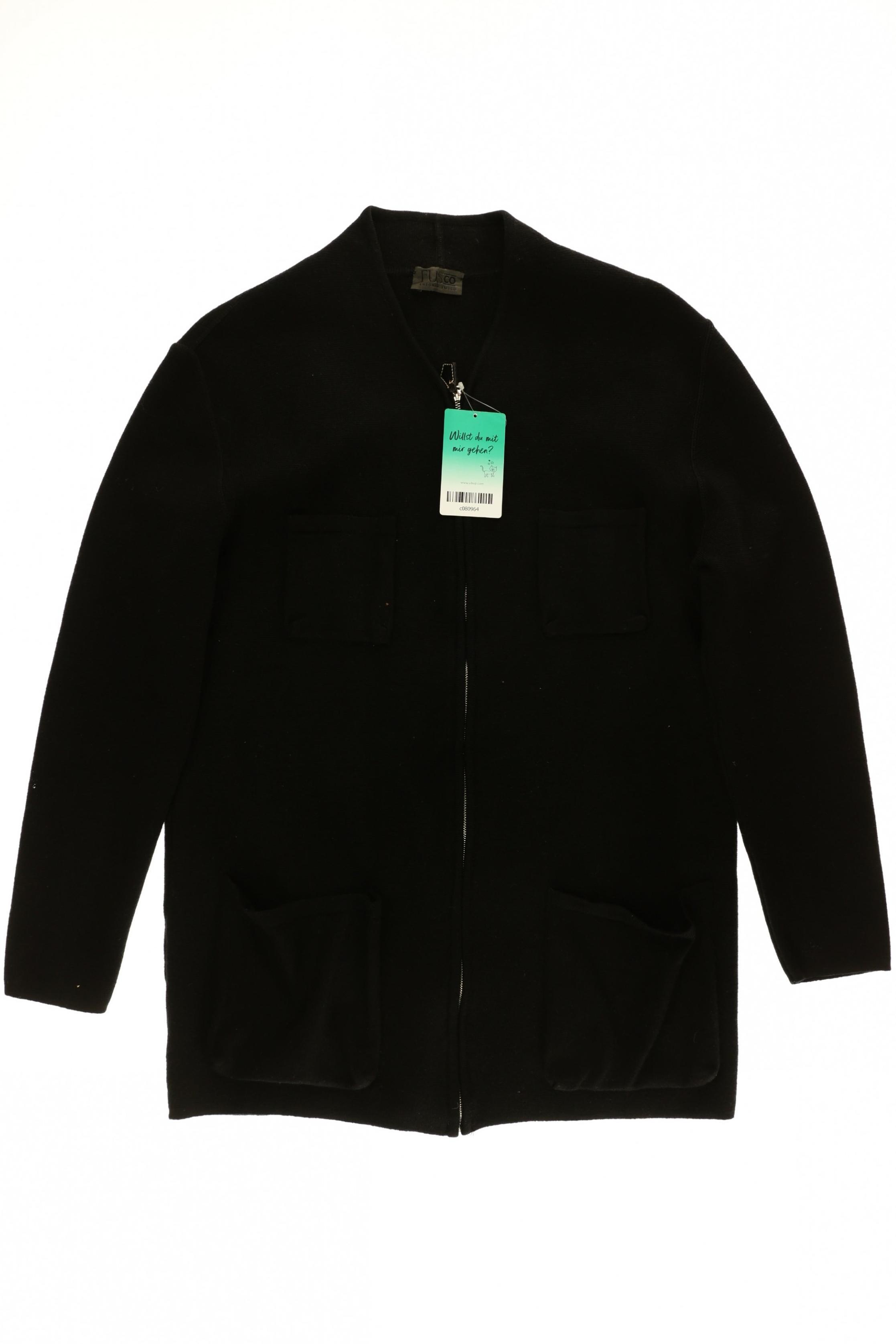 

Antonio Fusco Damen Strickjacke, schwarz, Gr. 42