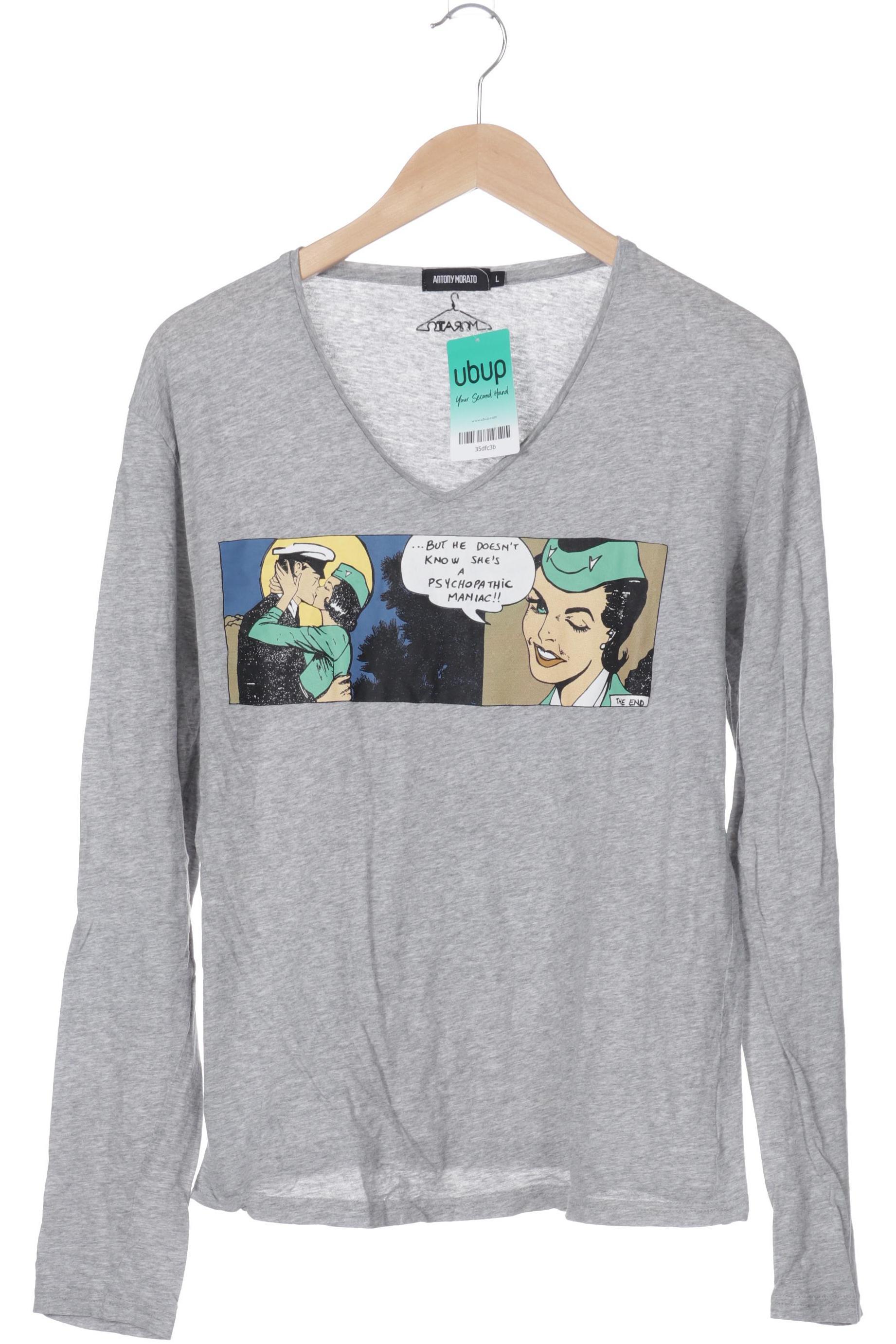 Thumbnail - Antony Morato Herren Langarmshirt, grau, Gr.