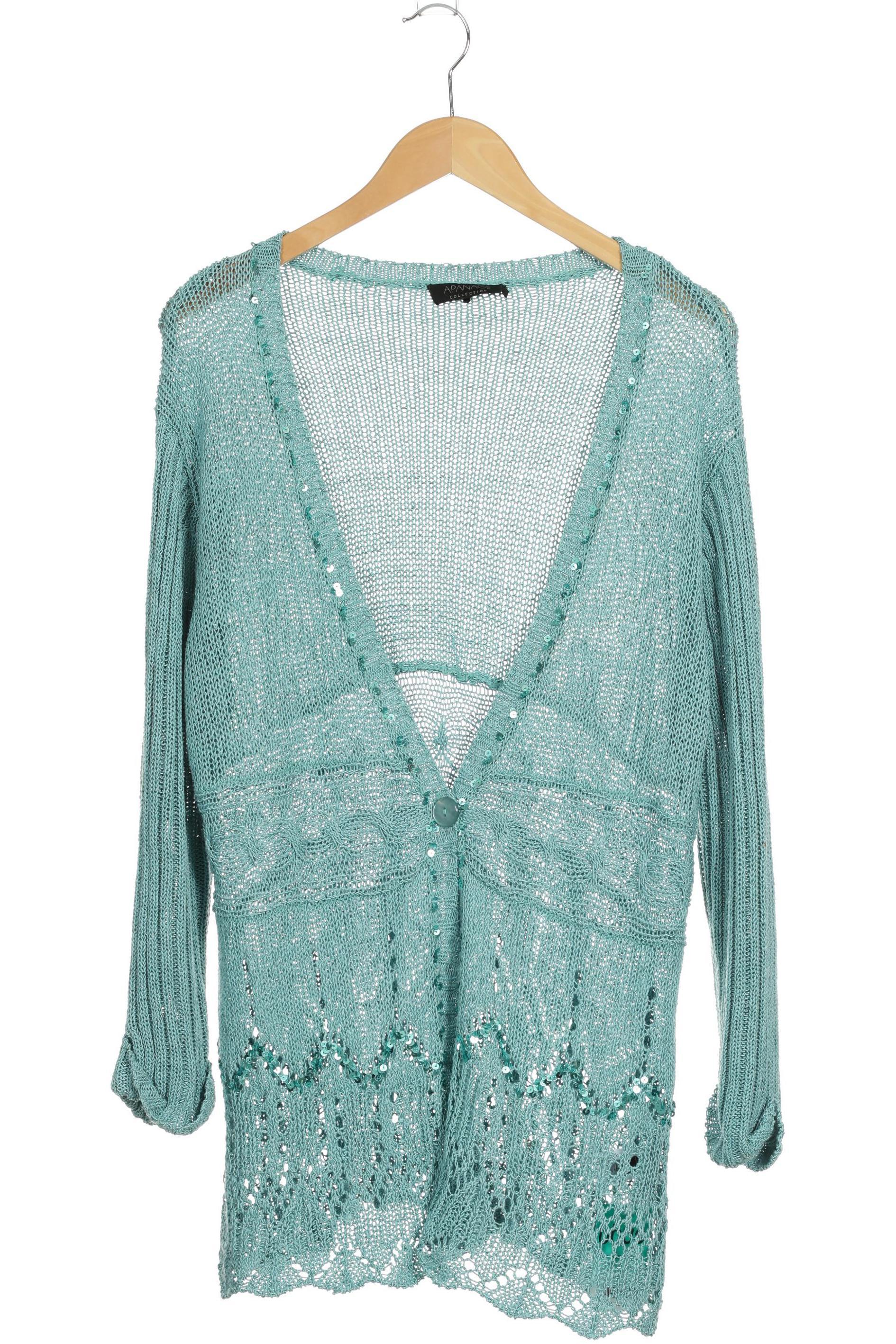 

Apanage Damen Strickjacke, türkis, Gr. 46