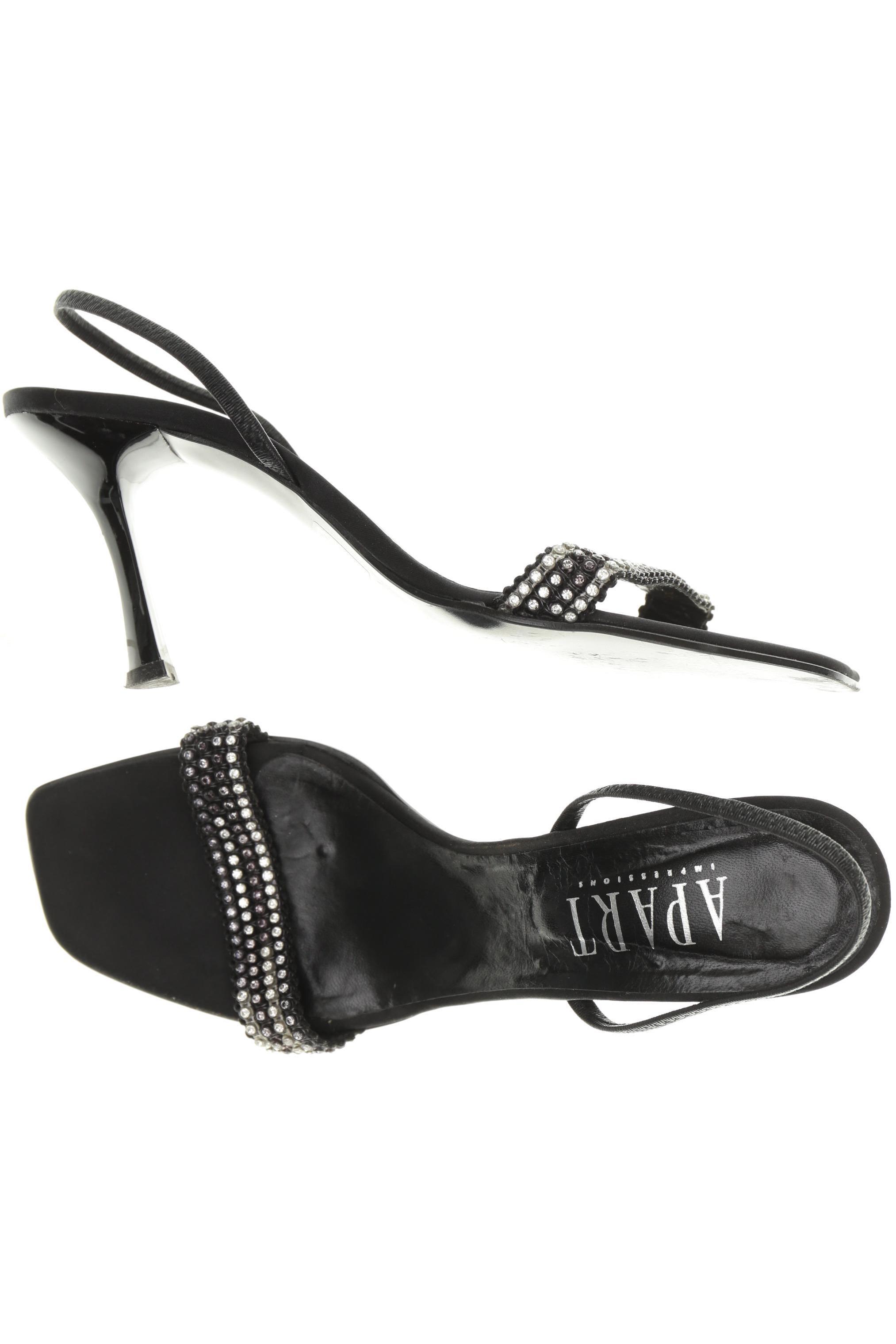 

Apart Damen Sandale, schwarz, Gr. 42