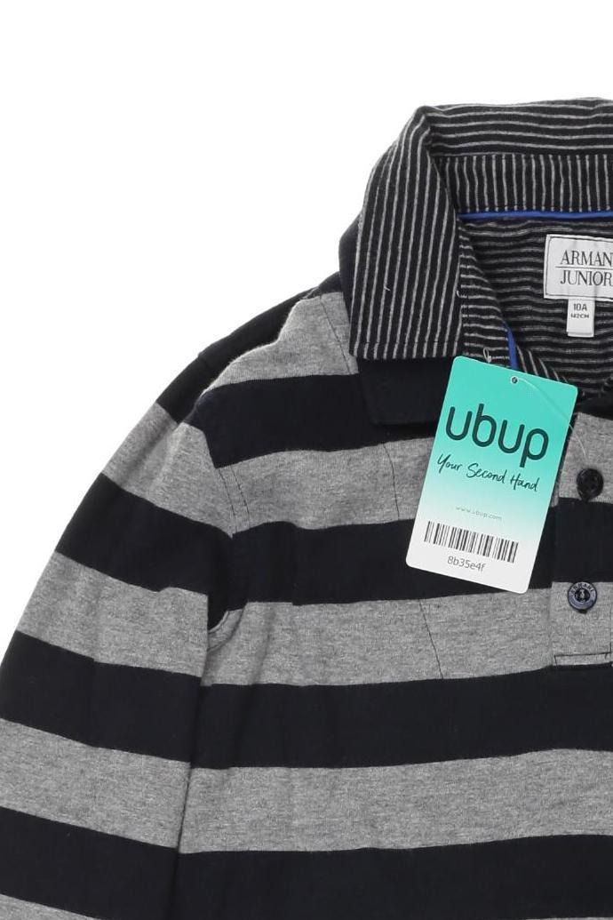 Thumbnail - Armani Junior Jungen Langarmshirt, grau, Gr. 140