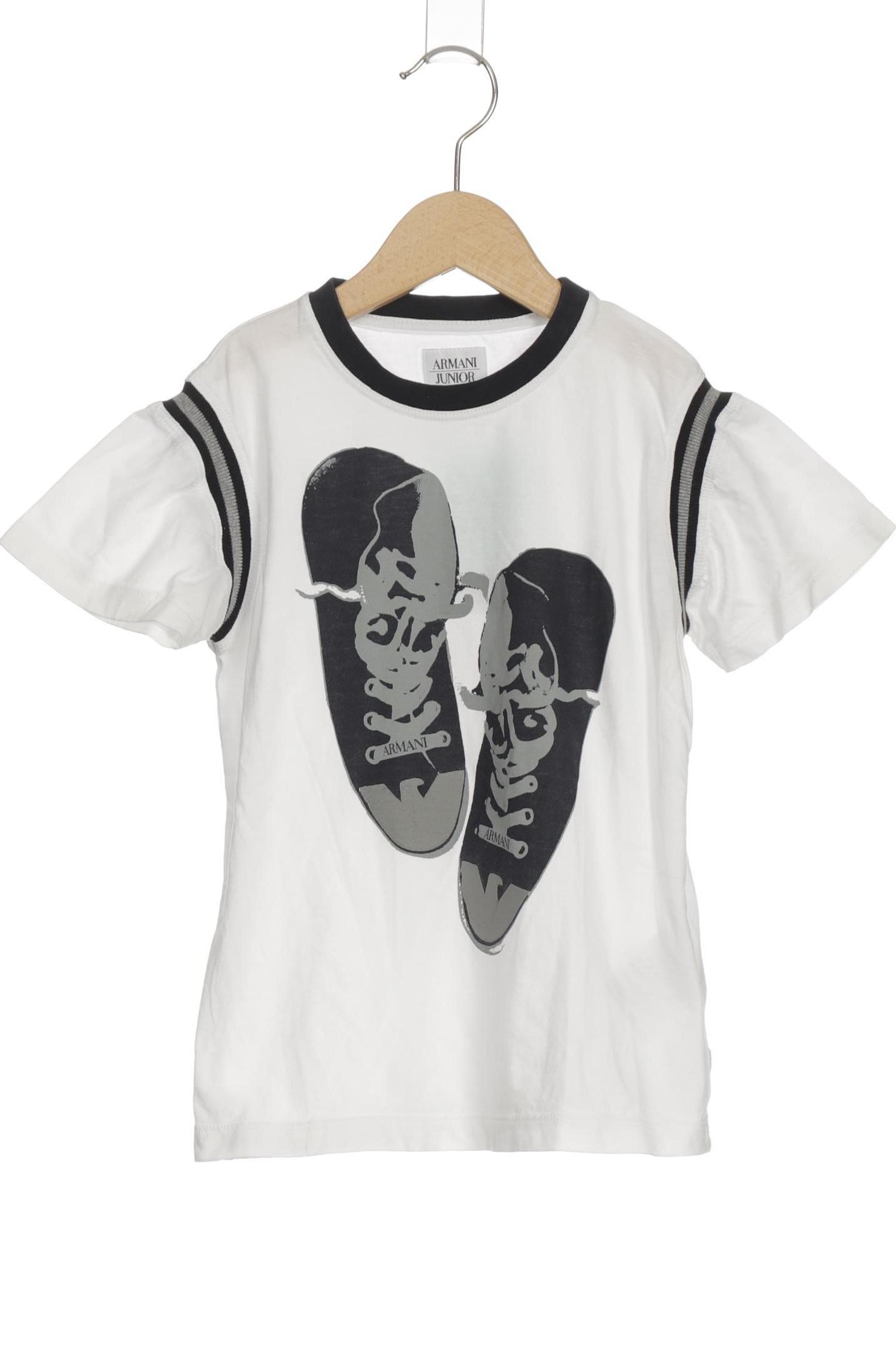 

Armani Junior Jungen T-Shirt, weiß, Gr. 110