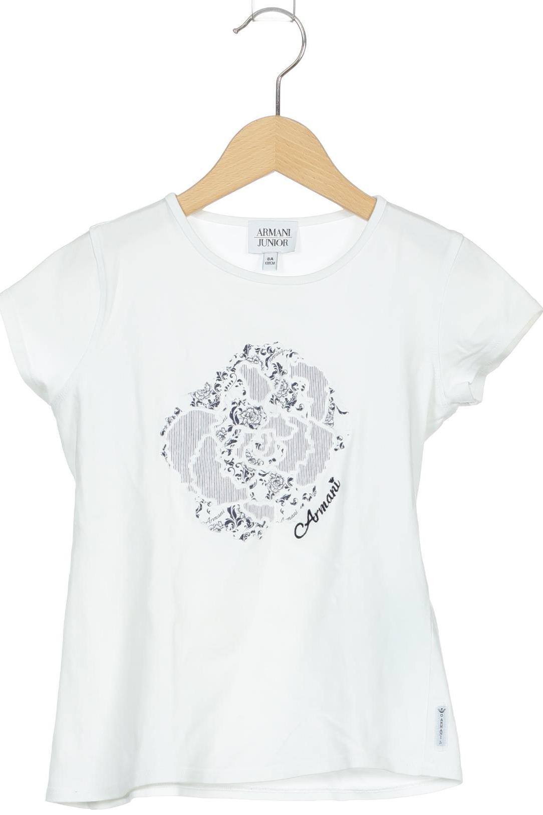 

Armani Junior Mädchen T-Shirt, weiß, Gr. 128