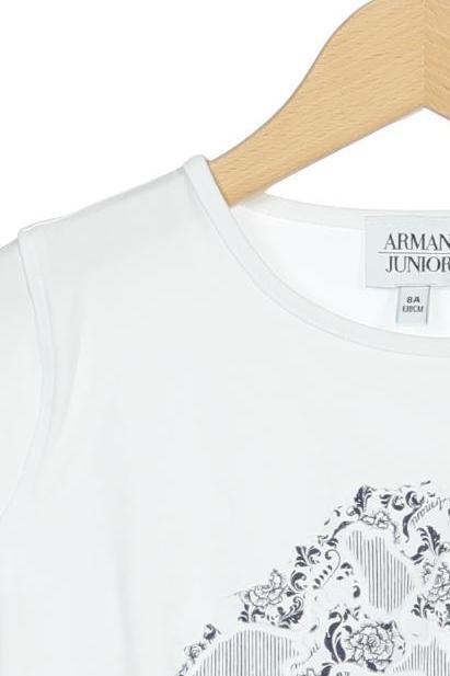 Thumbnail - Armani Junior Mädchen T-Shirt, weiß, Gr. 128