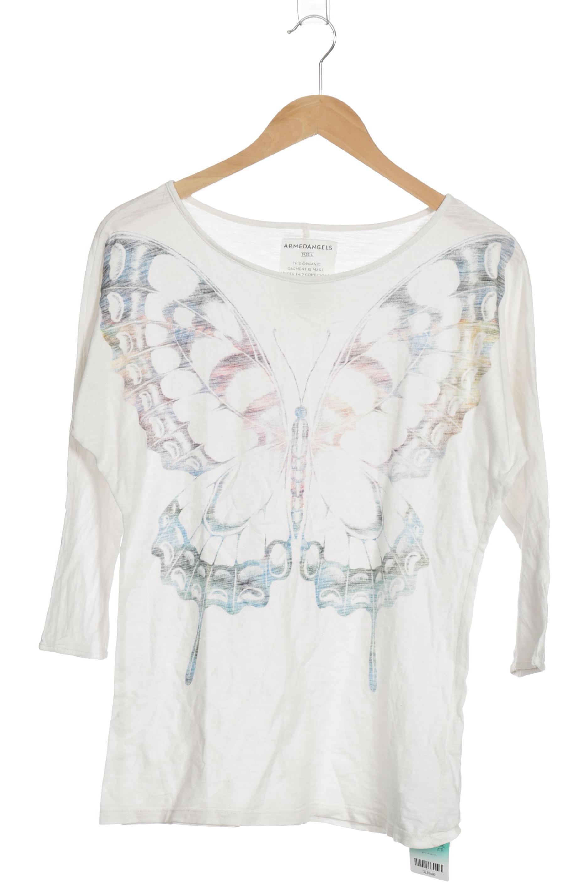 

Armedangels Damen Langarmshirt, weiß, Gr.