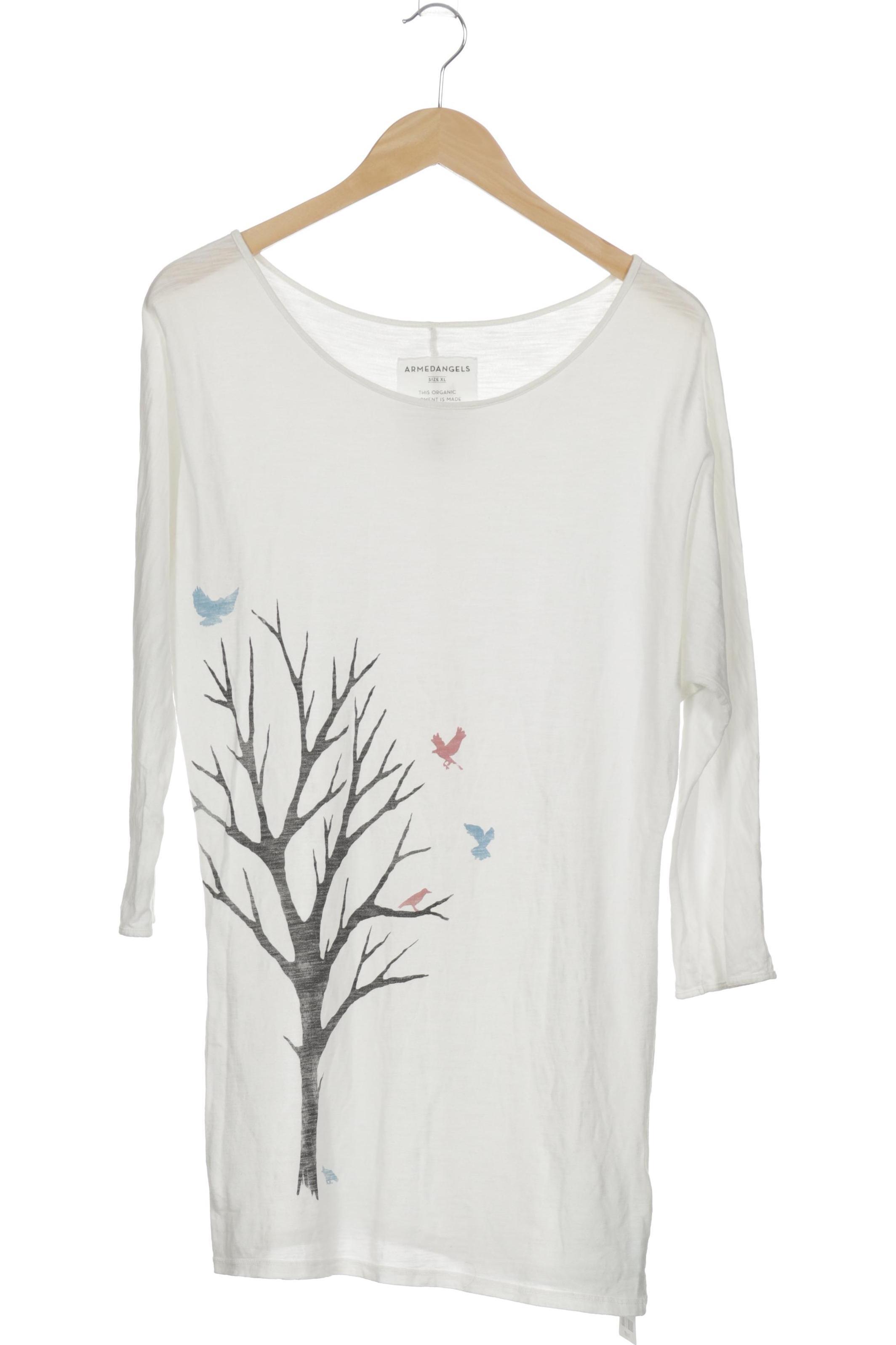 

Armedangels Damen Langarmshirt, weiß, Gr.