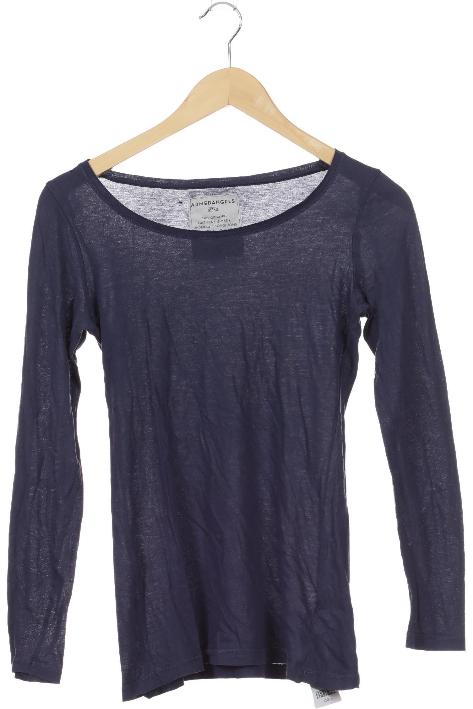 

Armedangels Damen Langarmshirt, blau, Gr.