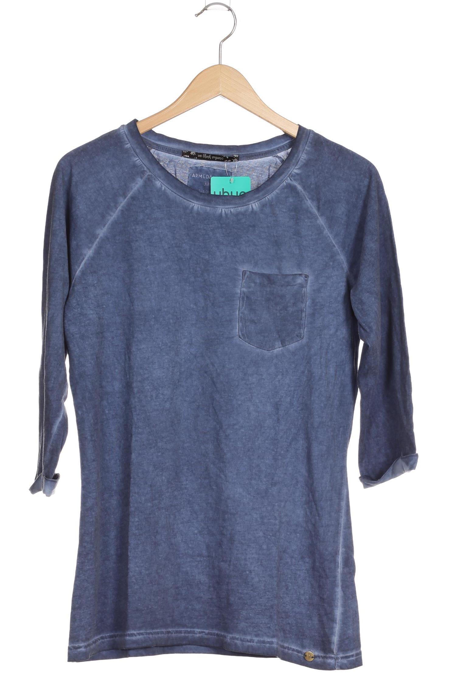 

Armedangels Damen Langarmshirt, blau, Gr.