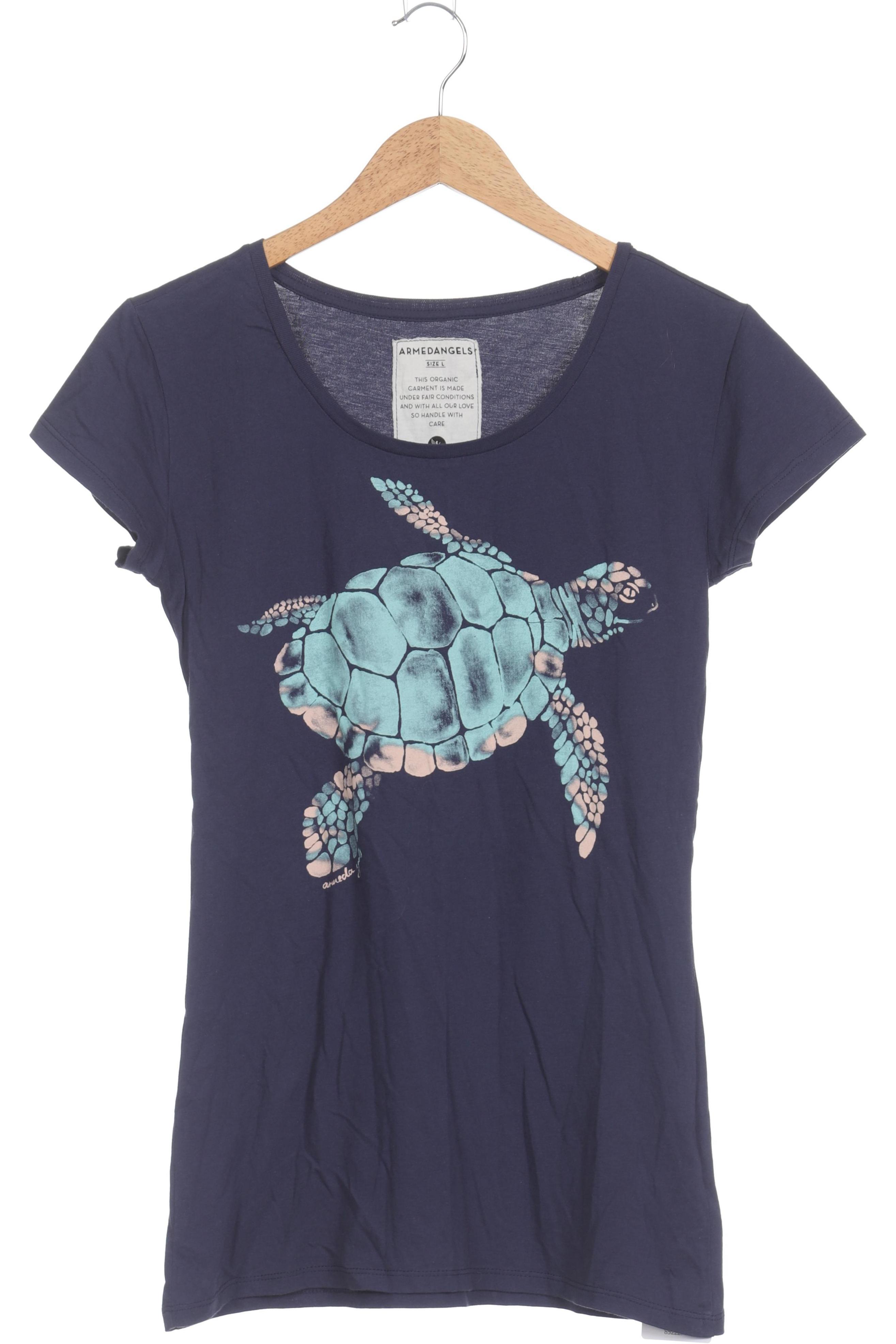 

Armedangels Damen T-Shirt, blau, Gr.