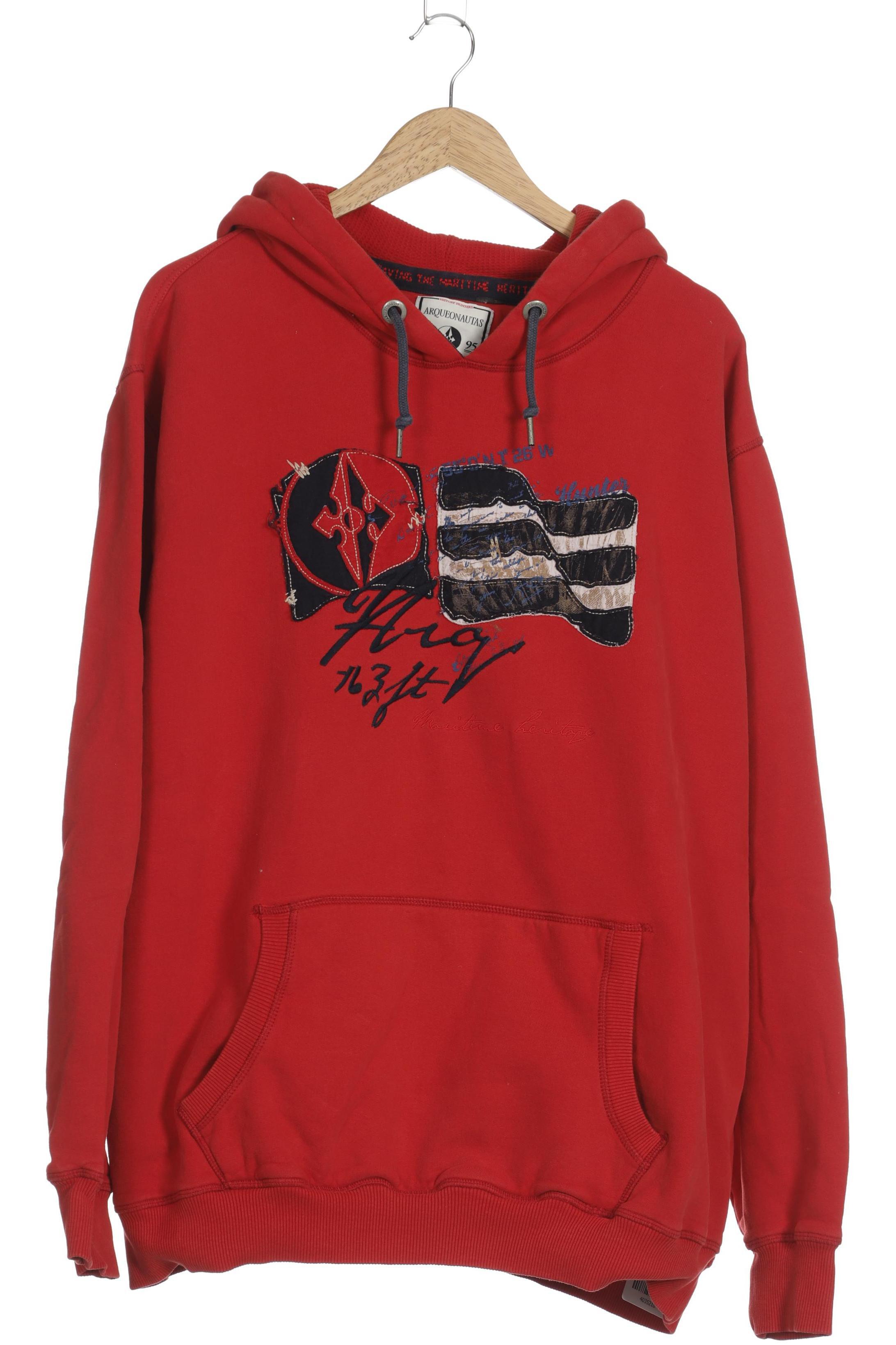 Thumbnail - Arqueonautas Herren Kapuzenpullover, rot, Gr.