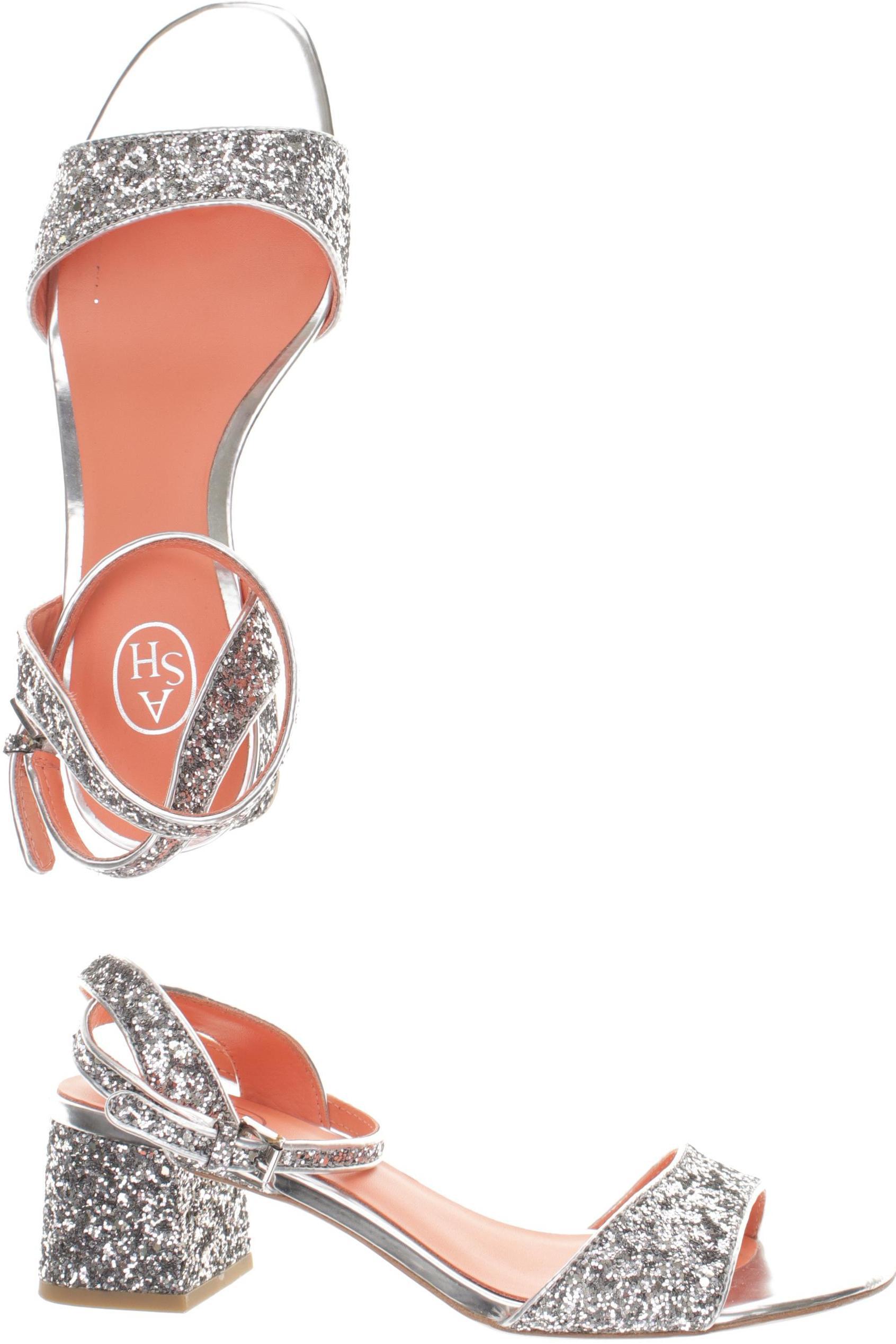 

Ash Damen Sandale, silber, Gr. 38