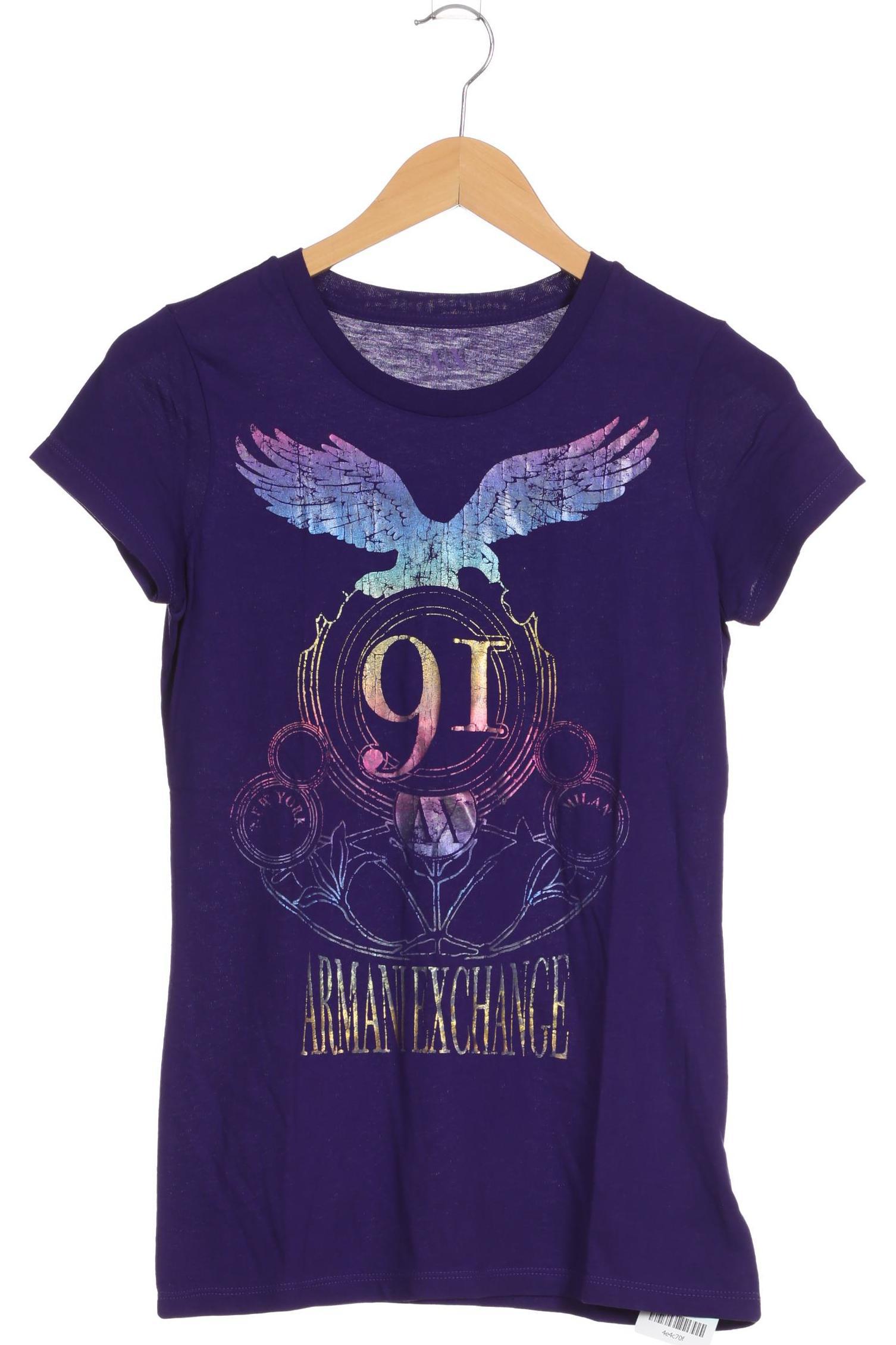 

AX Armani Exchange Damen T-Shirt, lila, Gr.