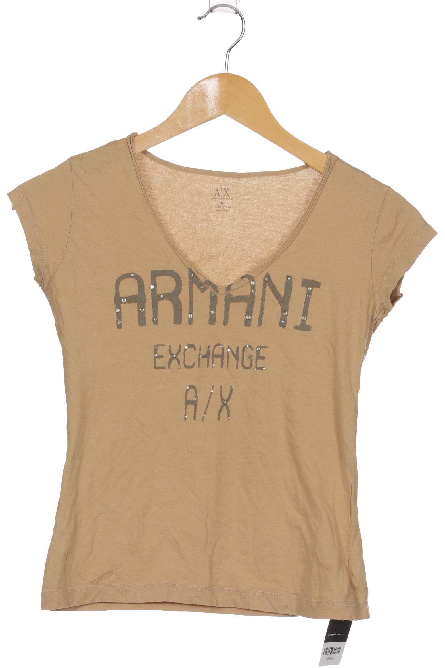

AX Armani Exchange Damen T-Shirt, braun, Gr.