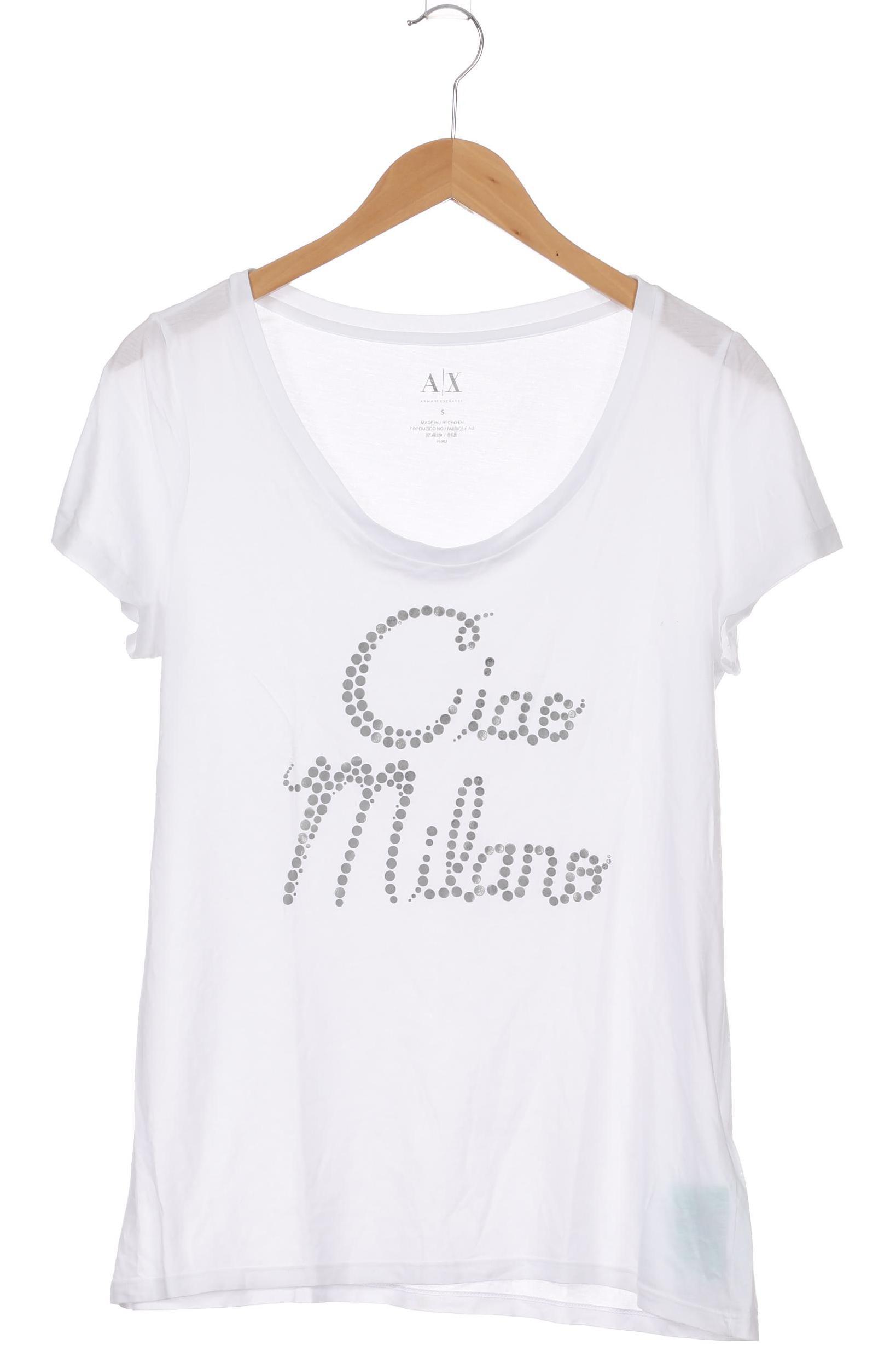 

AX Armani Exchange Damen T-Shirt, weiß, Gr.