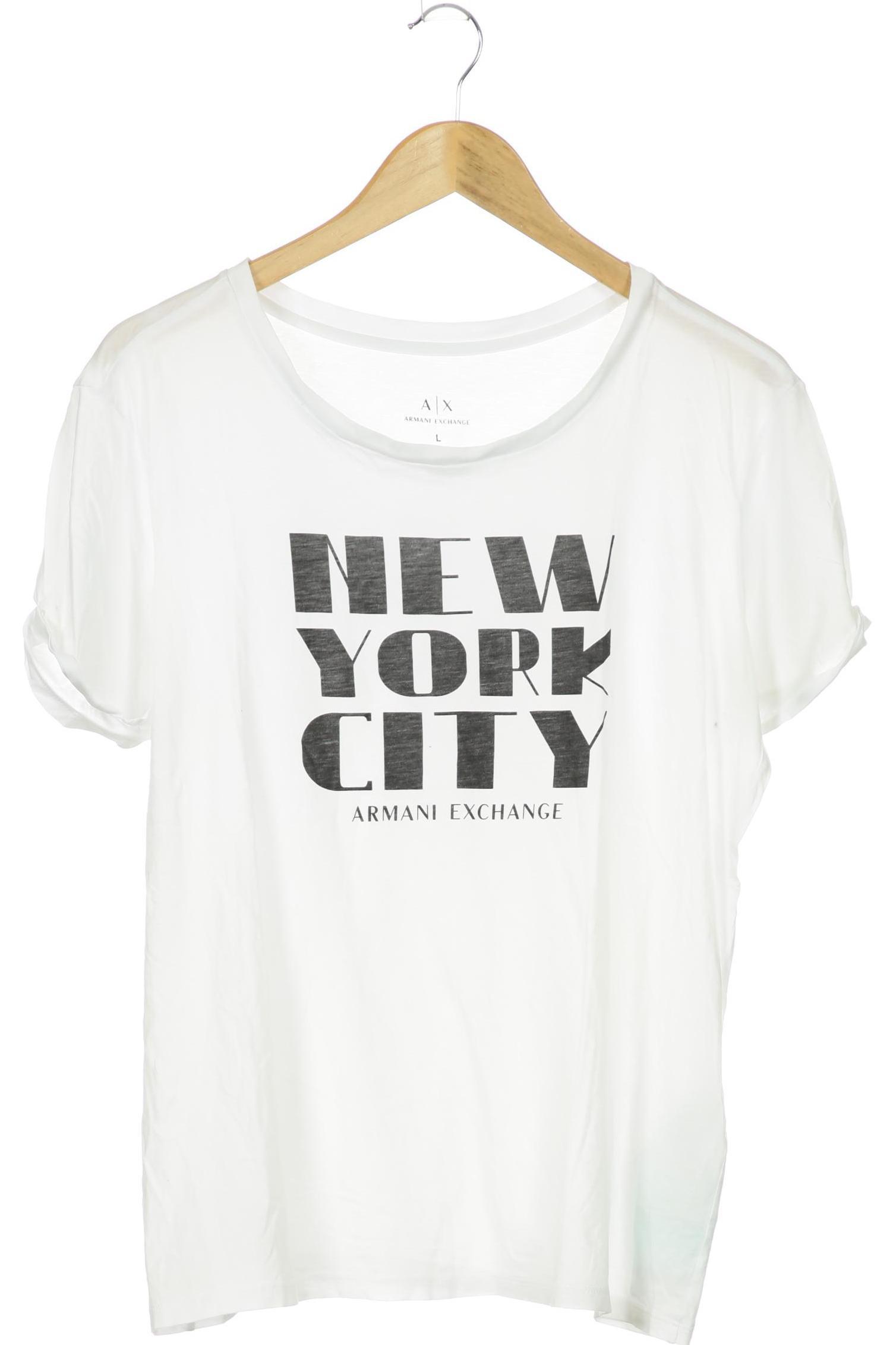 

AX Armani Exchange Damen T-Shirt, weiß, Gr.