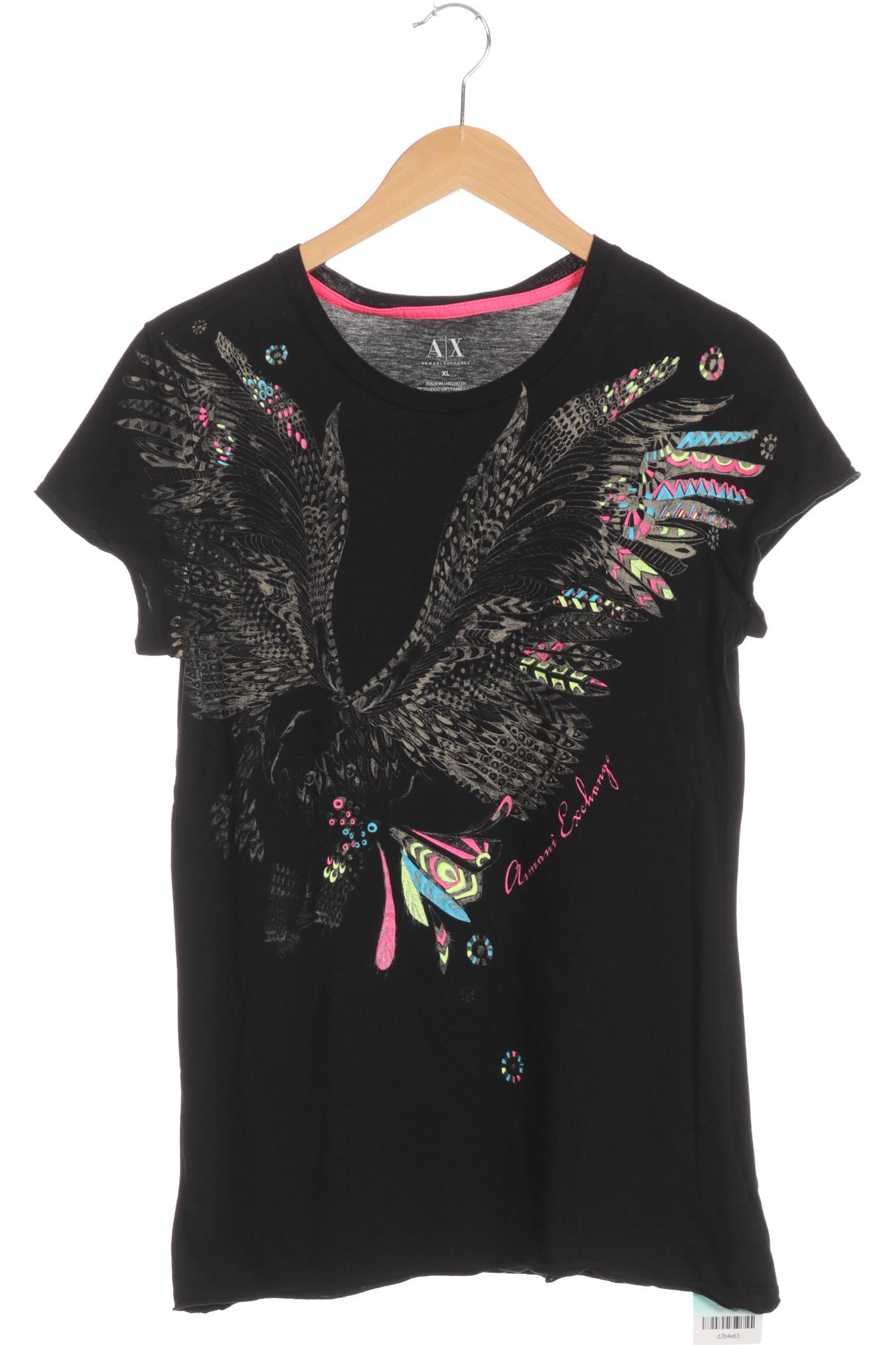 

AX Armani Exchange Damen T-Shirt, schwarz, Gr.