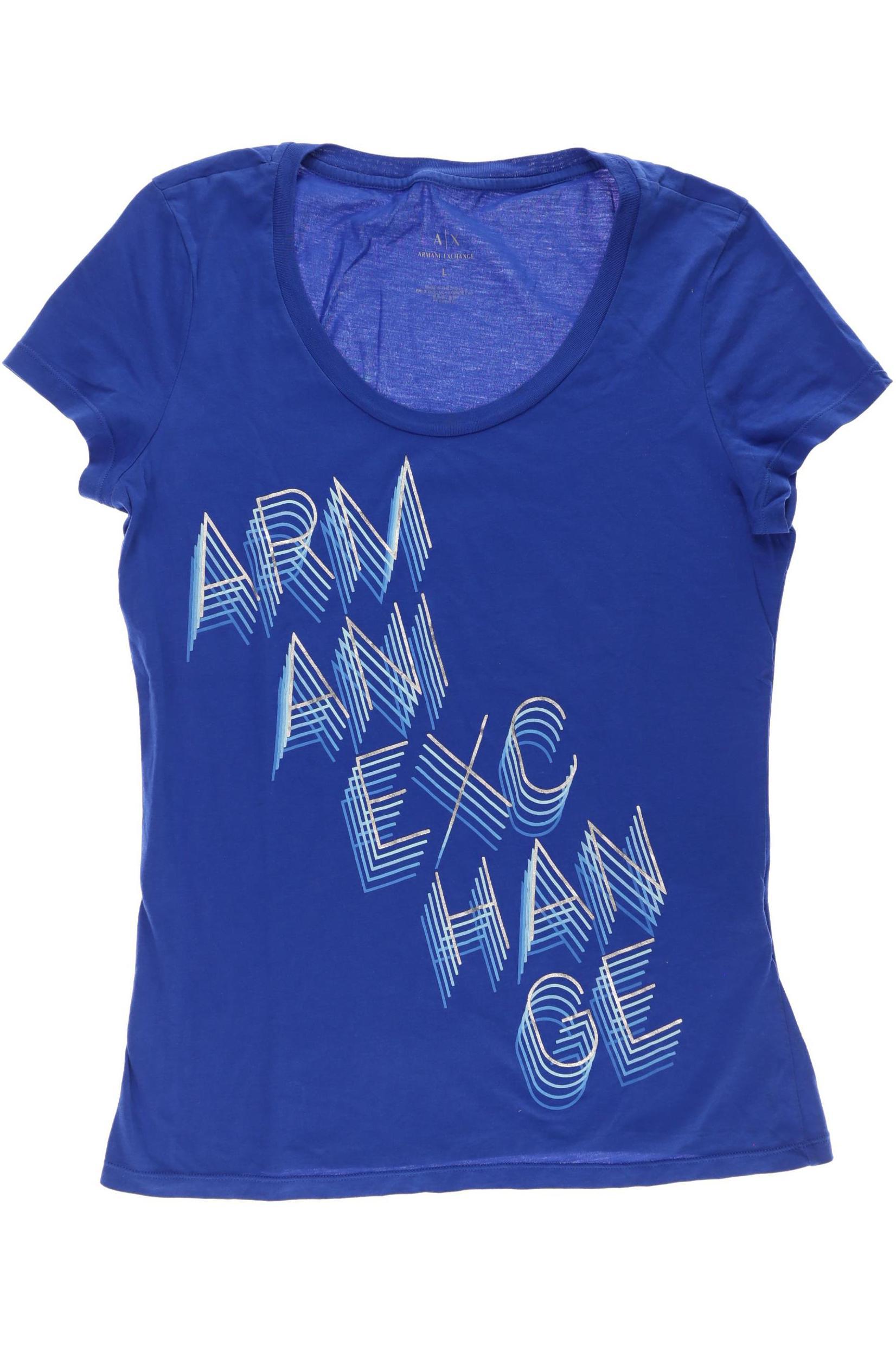 

AX Armani Exchange Damen T-Shirt, blau, Gr.