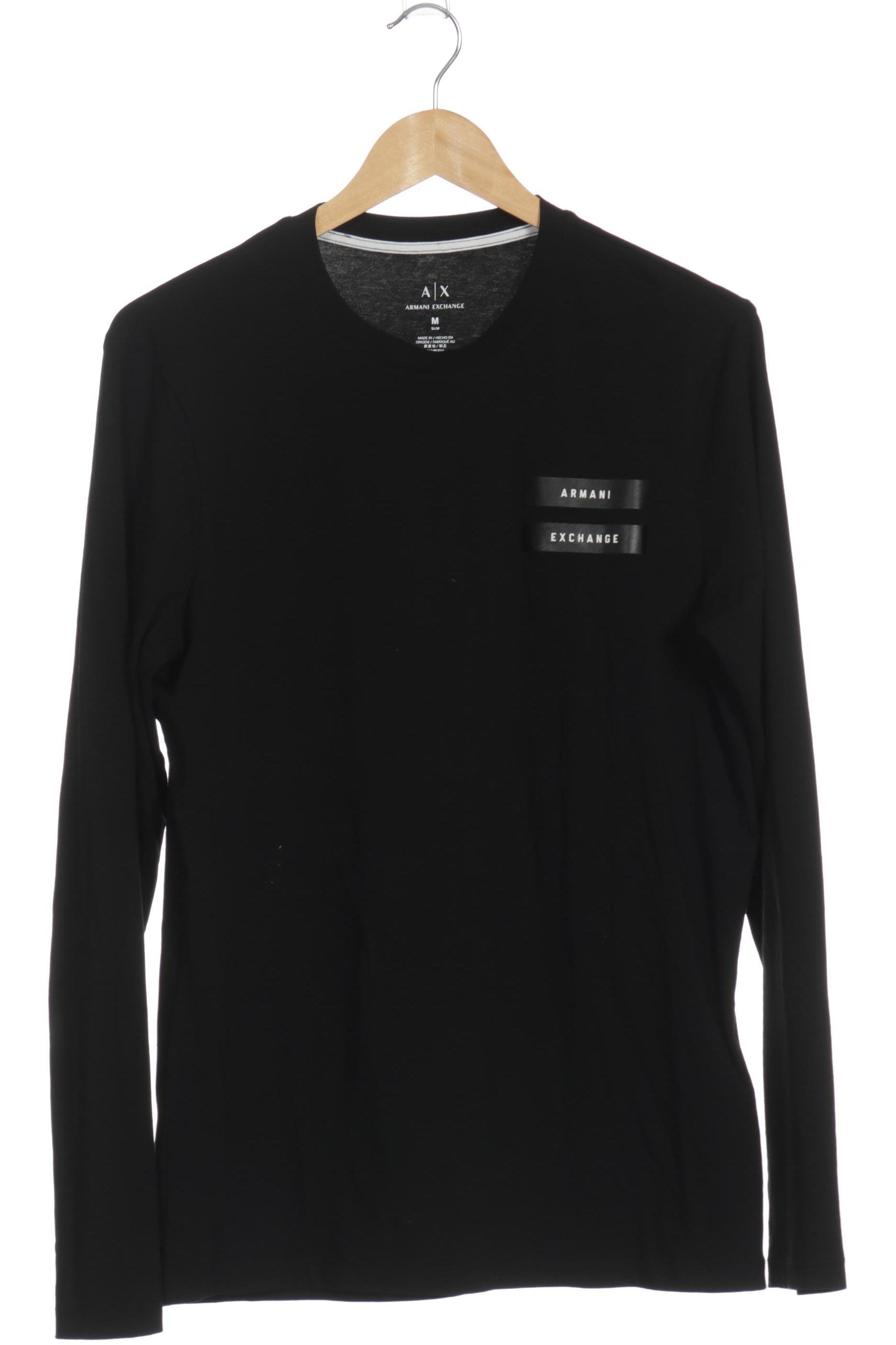 Thumbnail - AX Armani Exchange Herren Langarmshirt, schwarz, Gr.