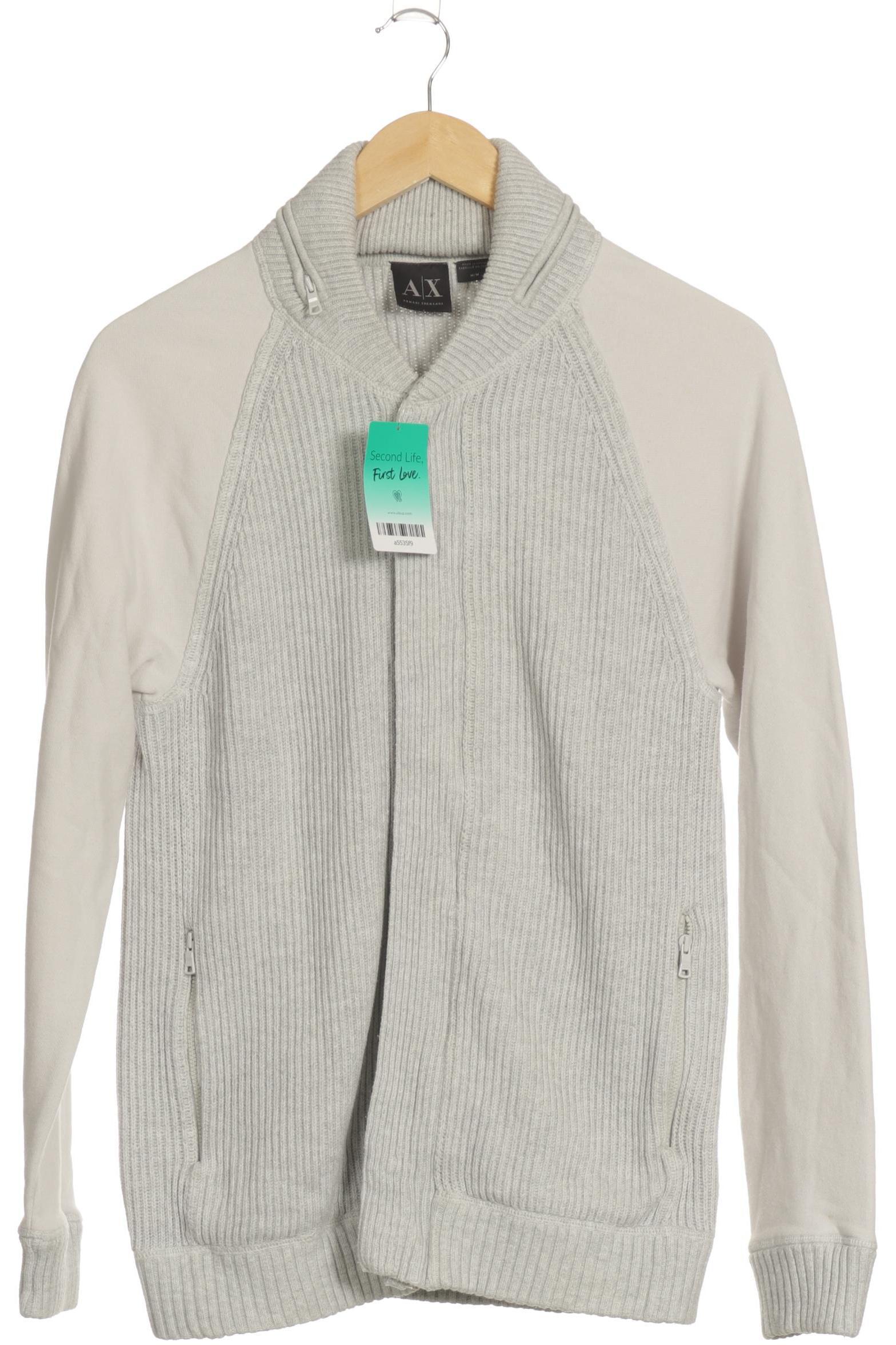 Thumbnail - AX Armani Exchange Herren Strickjacke, grau, Gr.