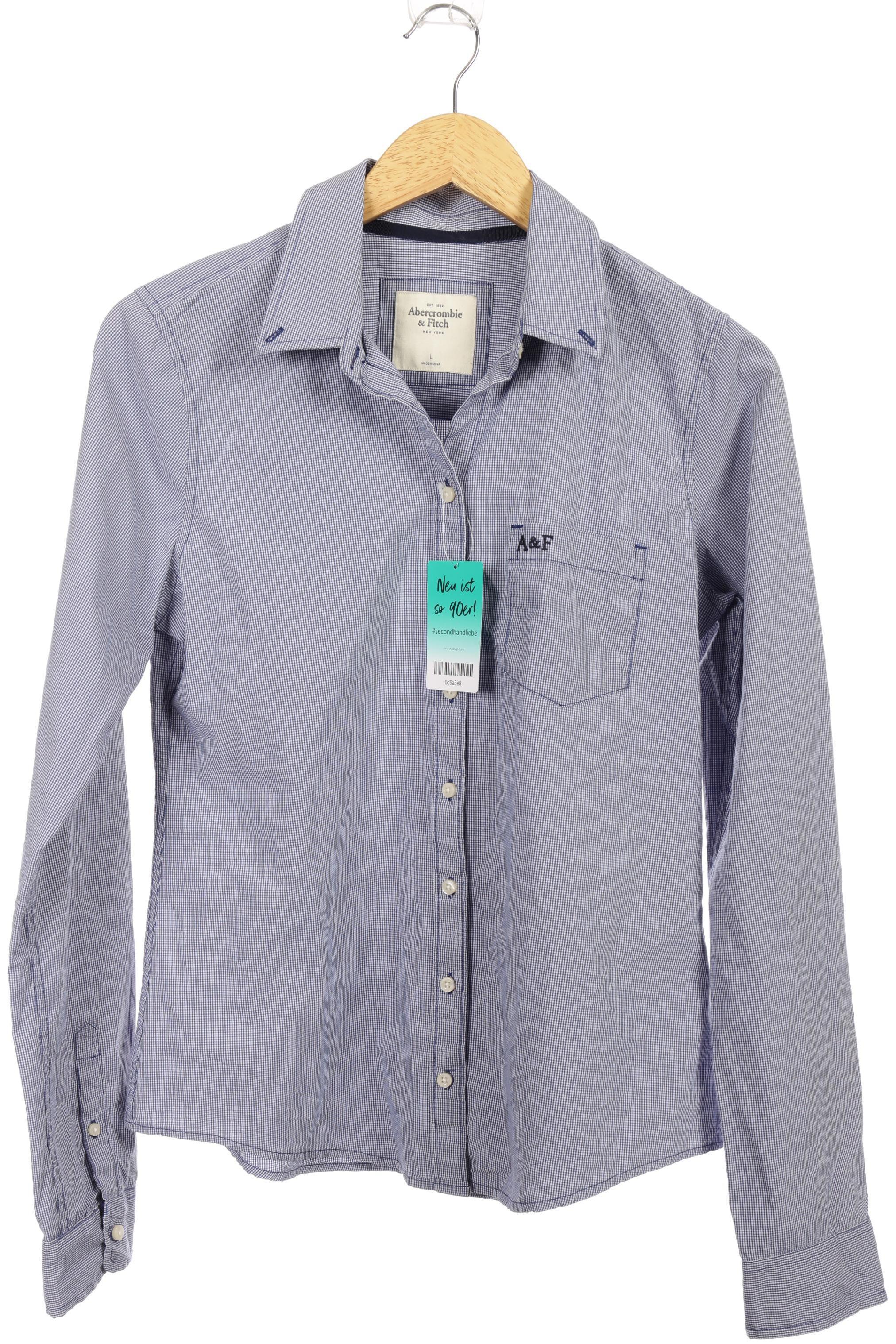 

Abercrombie & Fitch Damen Bluse, blau, Gr.