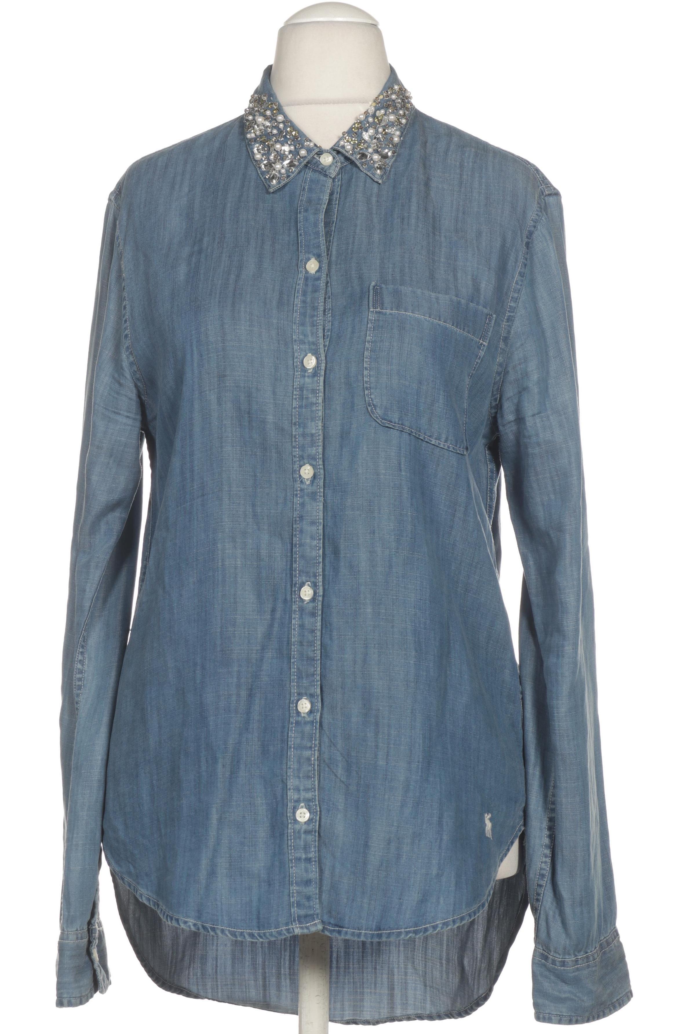 

Abercrombie & Fitch Damen Bluse, blau, Gr.
