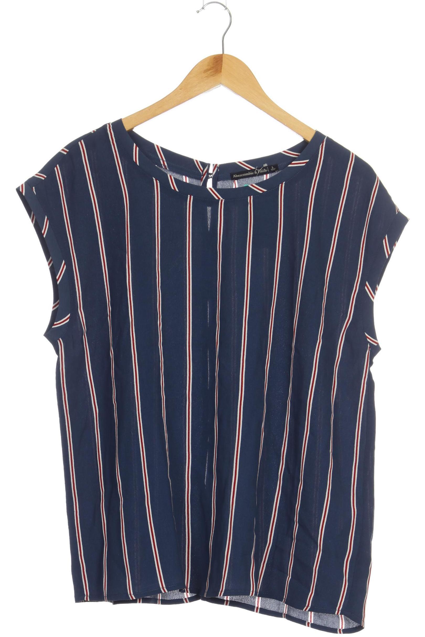

Abercrombie & Fitch Damen Bluse, blau, Gr.