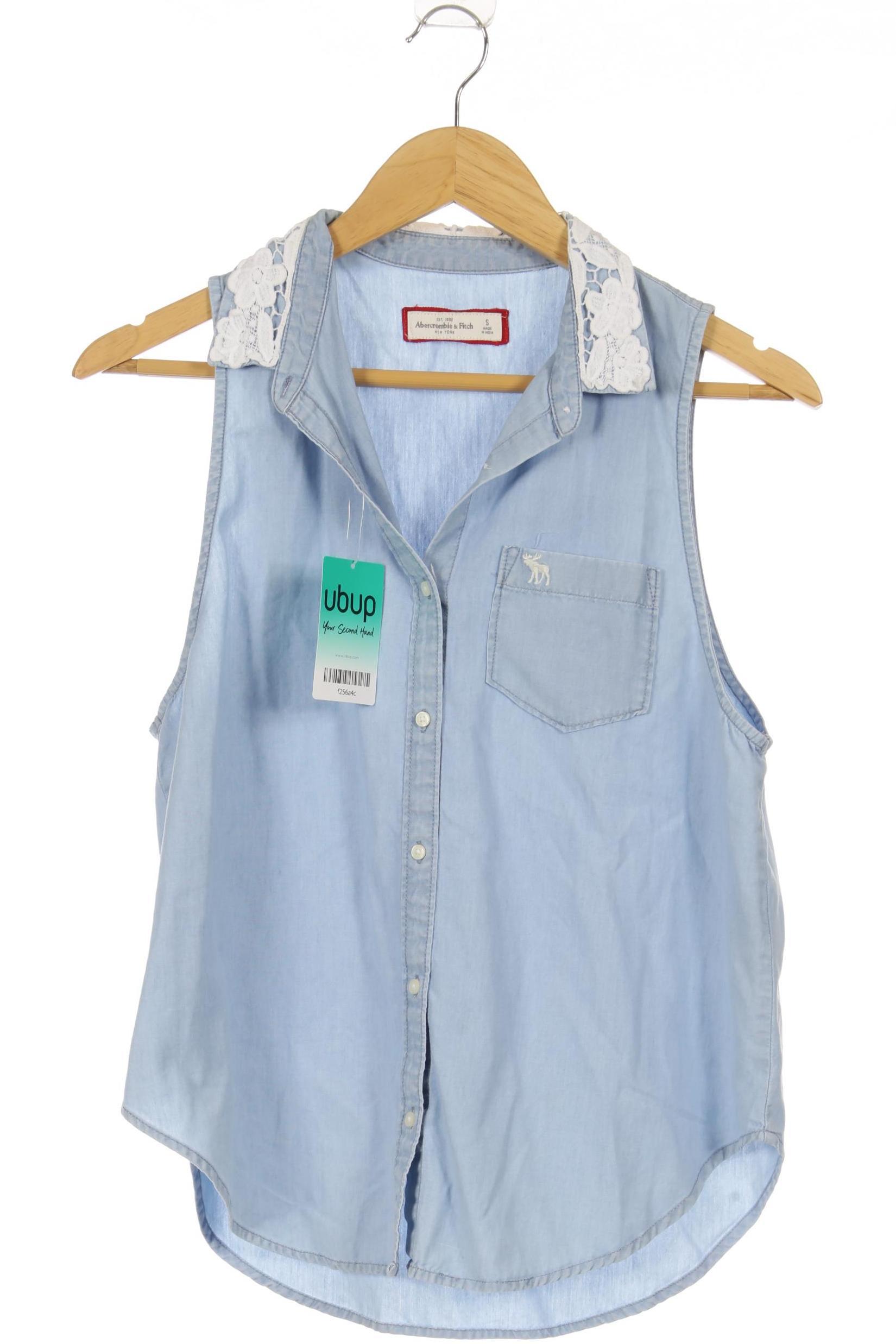 

Abercrombie & Fitch Damen Bluse, blau, Gr.