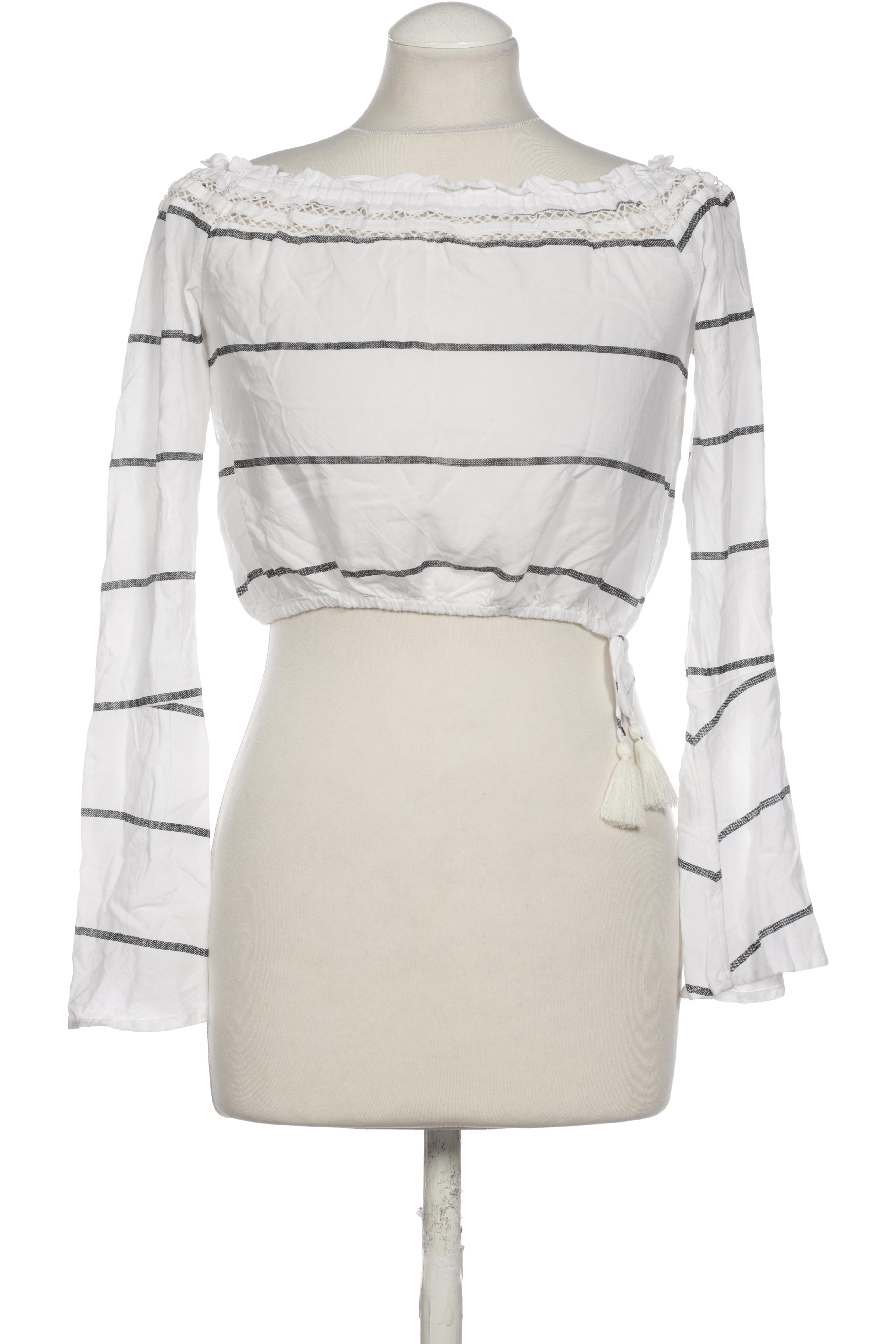 

Abercrombie & Fitch Damen Bluse, weiß, Gr.