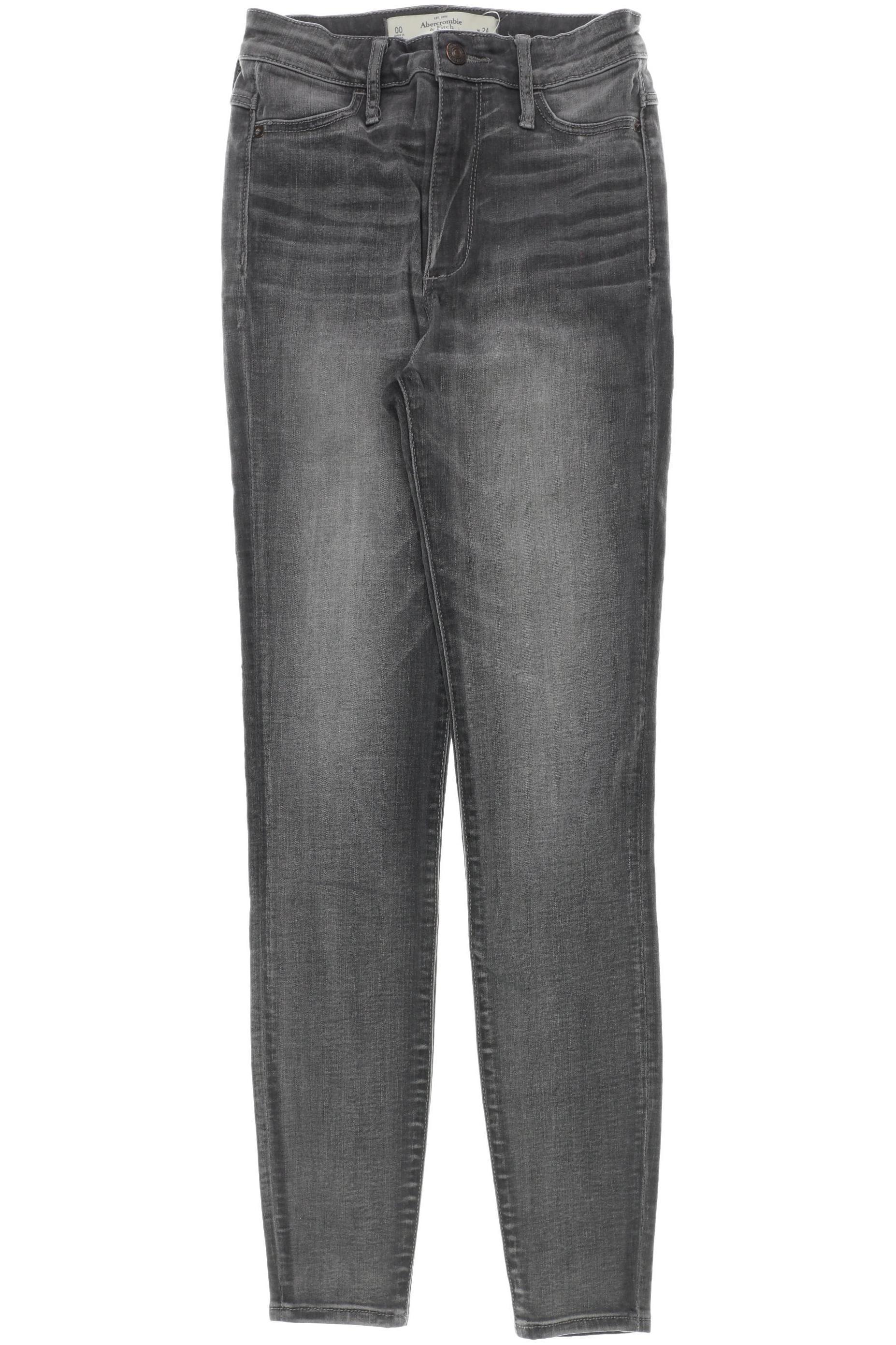 Thumbnail - Abercrombie &amp; Fitch Damen Jeans, grau, Gr. 24