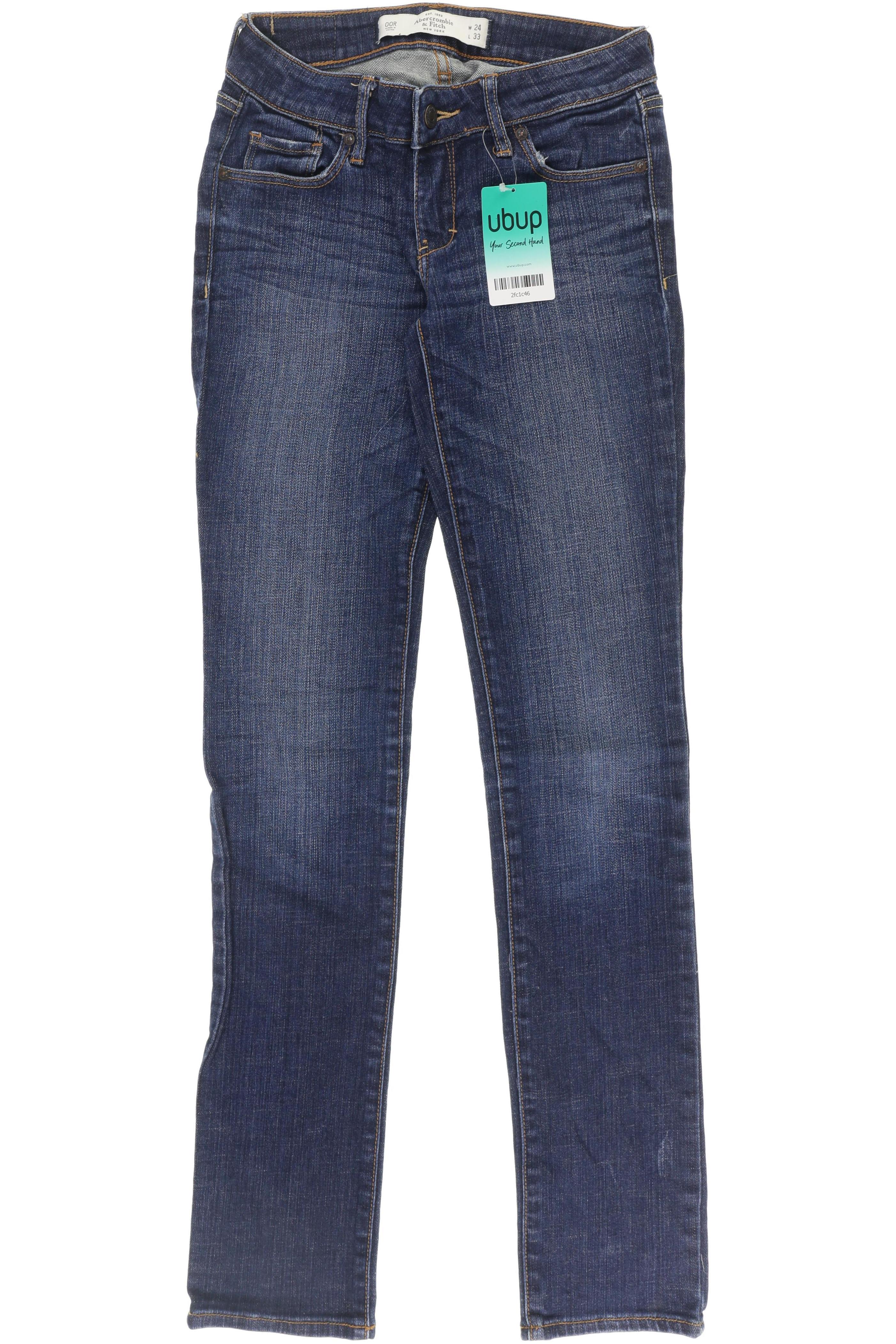 

Abercrombie & Fitch Damen Jeans, blau, Gr. 24