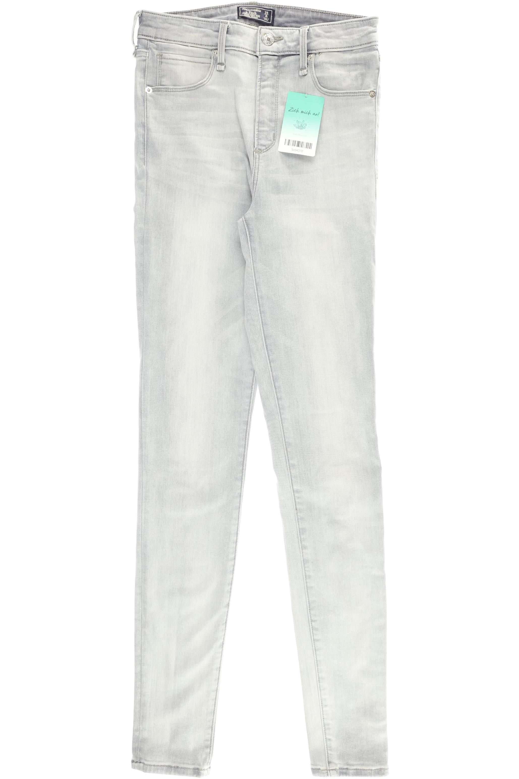 

Abercrombie & Fitch Damen Jeans, grau, Gr.