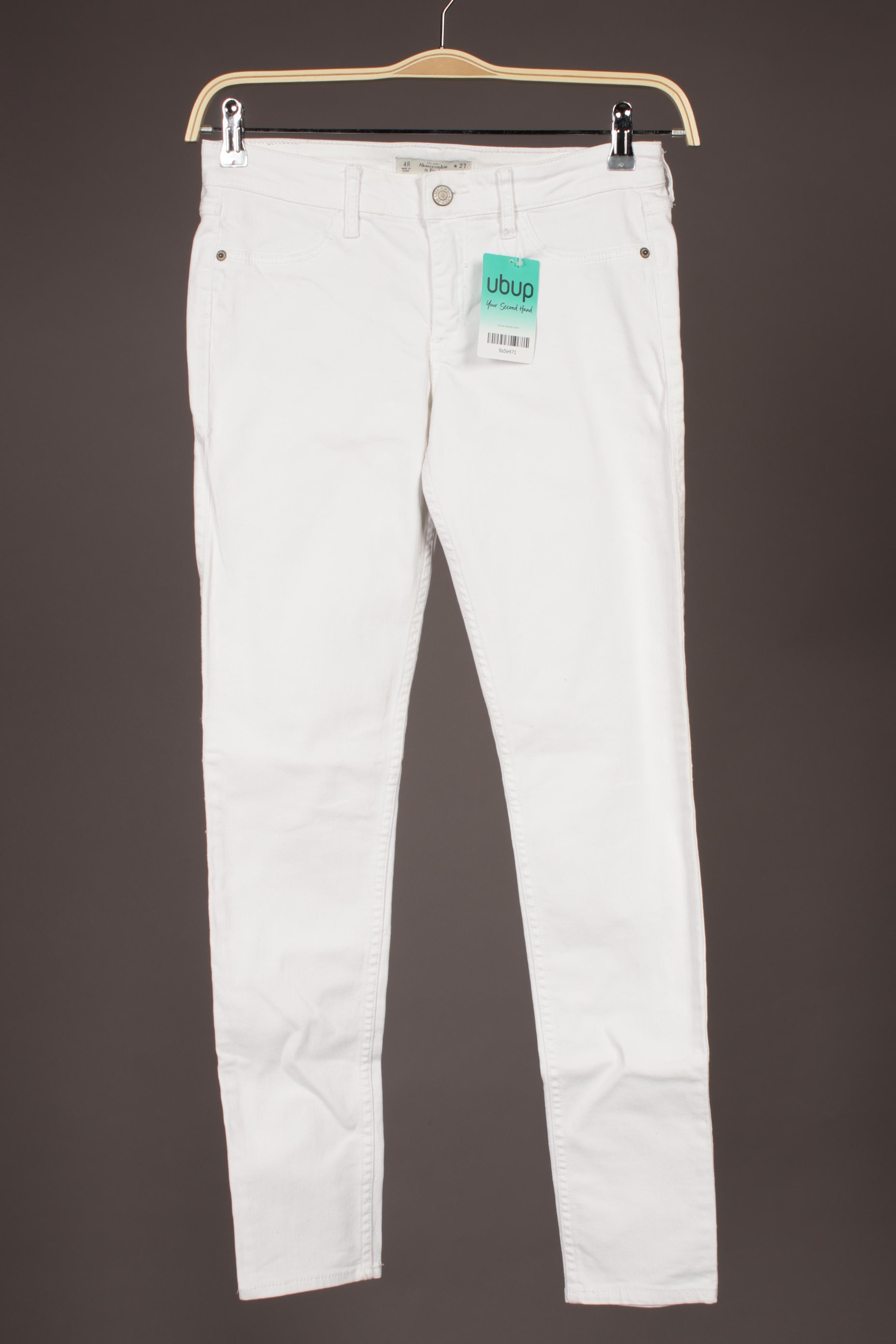 

Abercrombie & Fitch Damen Jeans, weiß, Gr. 27