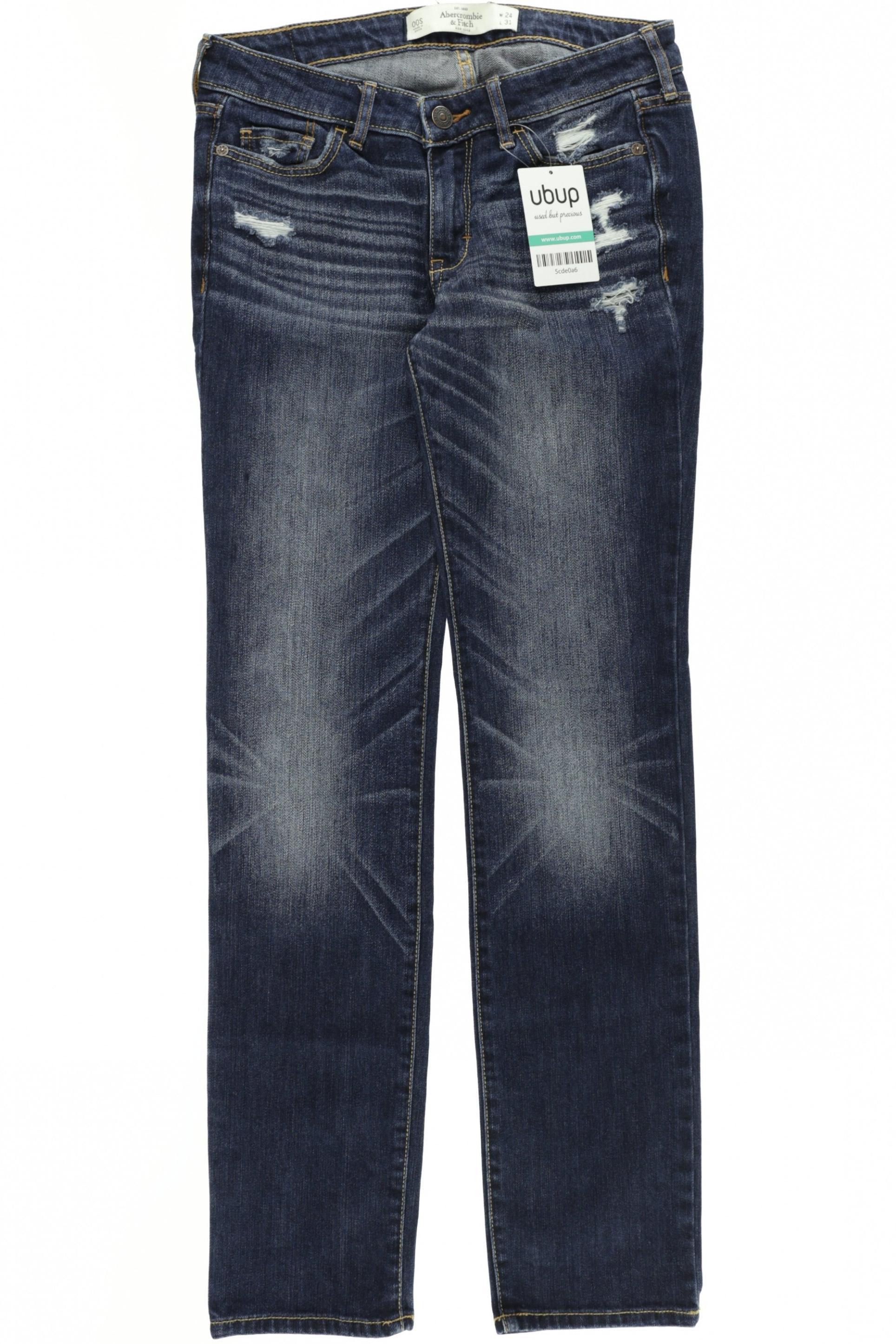 

Abercrombie & Fitch Damen Jeans, blau, Gr. 24
