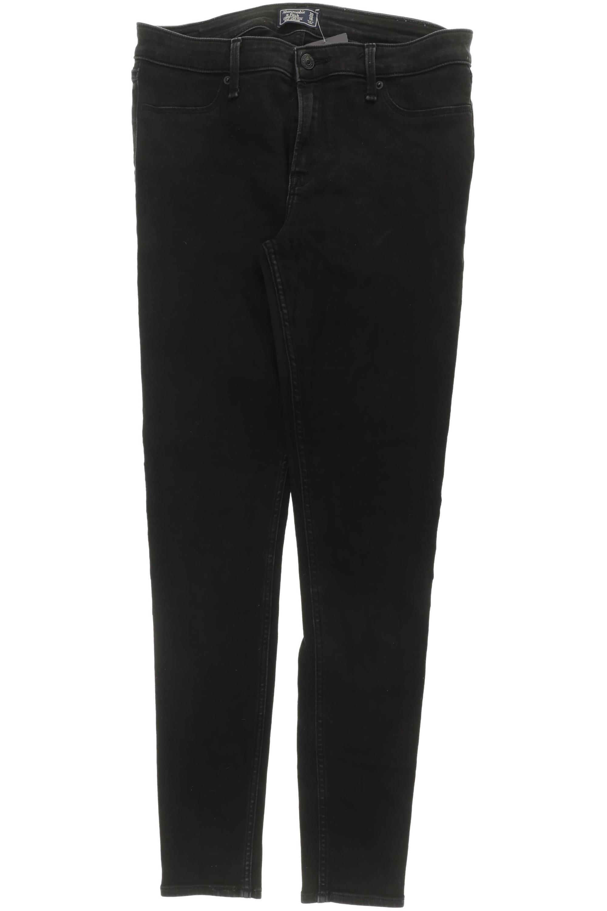 

Abercrombie & Fitch Damen Jeans, schwarz, Gr. 30