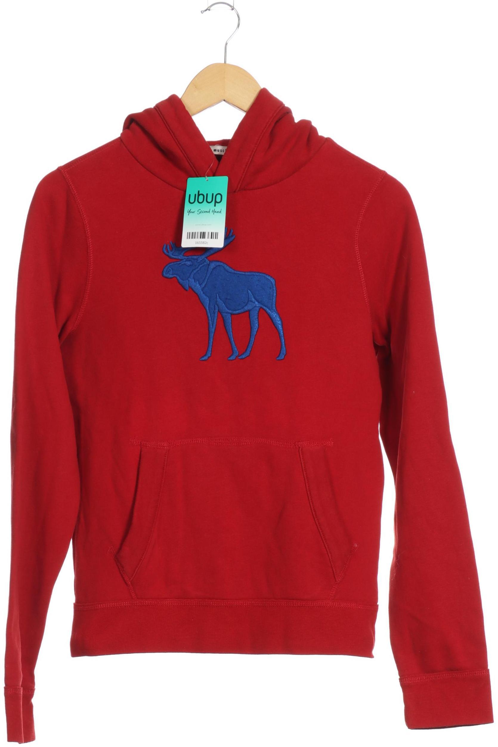 

Abercrombie & Fitch Damen Kapuzenpullover, rot, Gr.