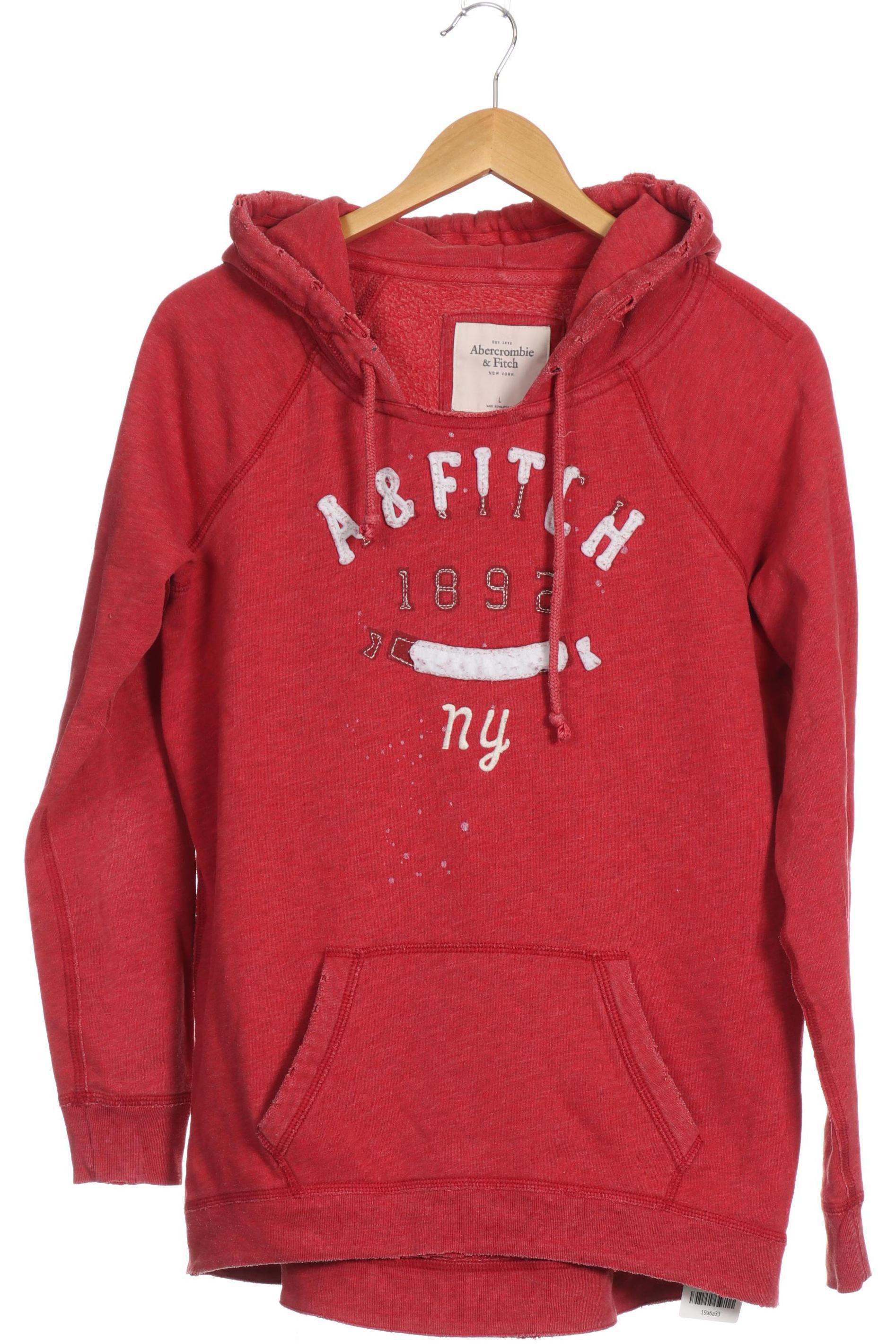 

Abercrombie & Fitch Damen Kapuzenpullover, rot, Gr.