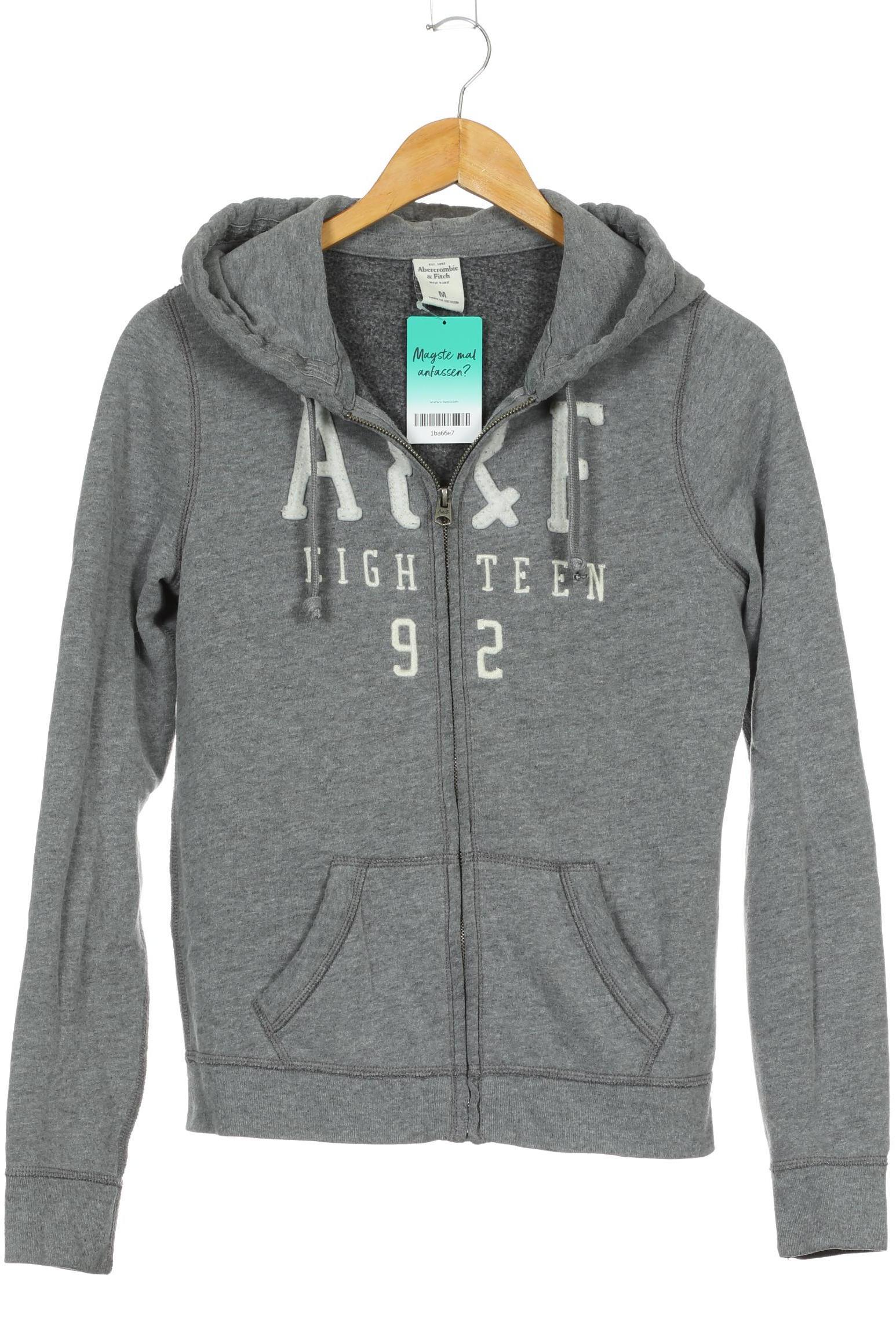 

Abercrombie & Fitch Damen Kapuzenpullover, grau, Gr.