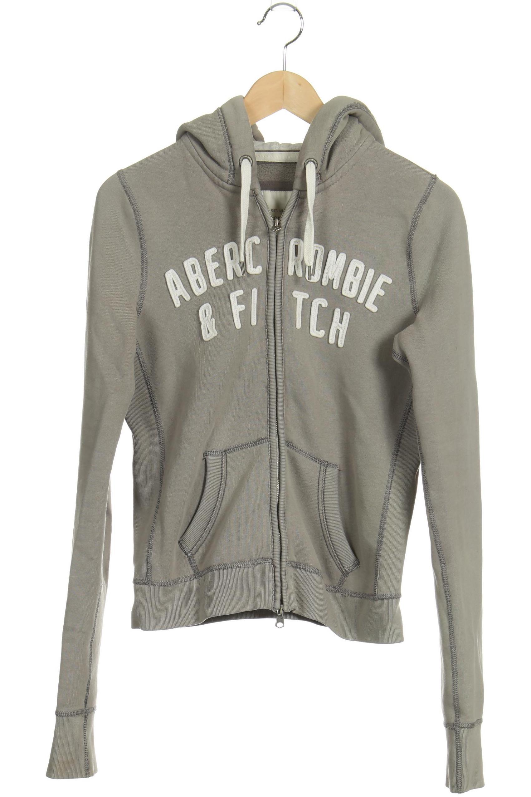 

Abercrombie & Fitch Damen Kapuzenpullover, grau, Gr.