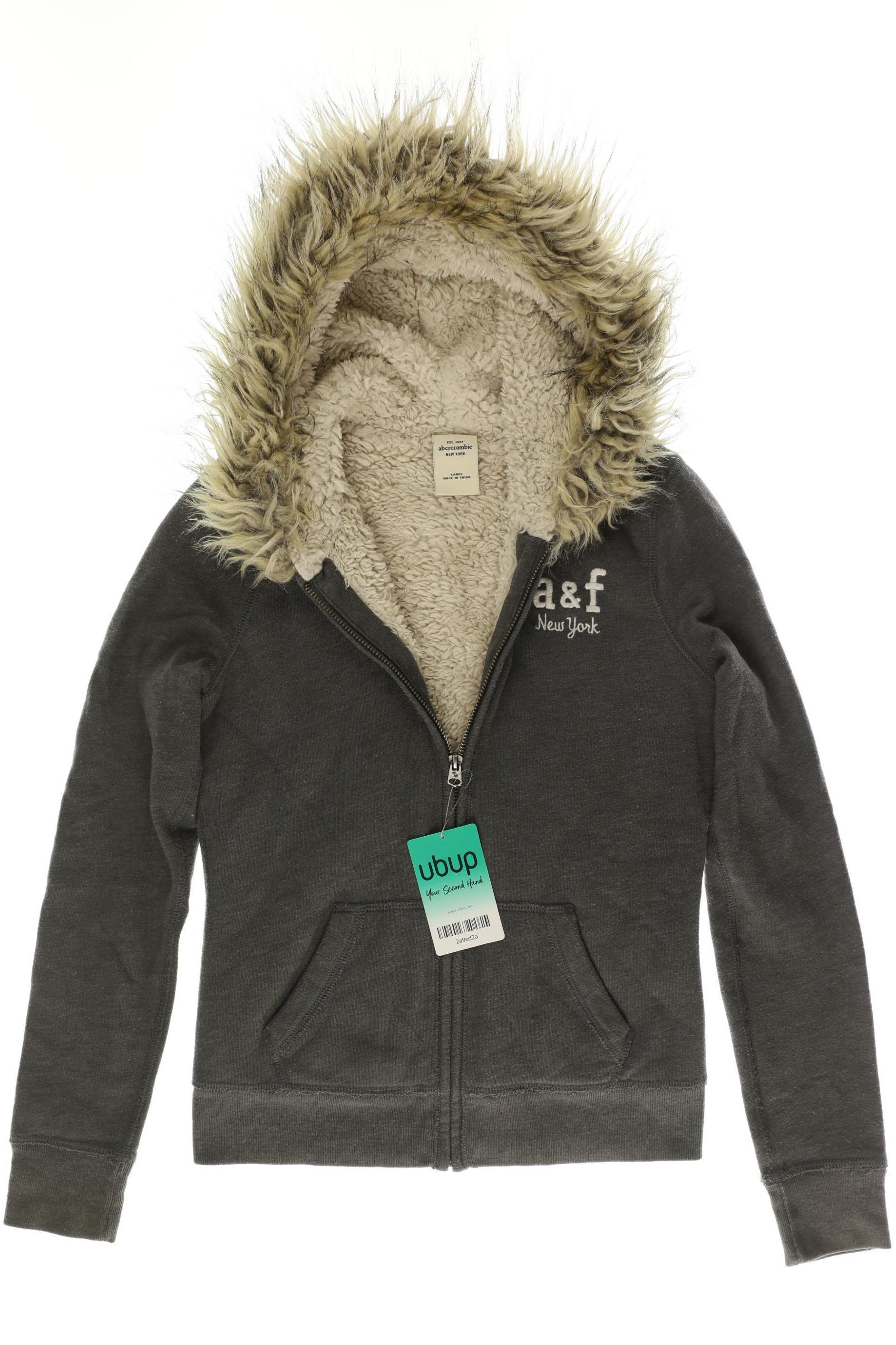 

Abercrombie & Fitch Damen Kapuzenpullover, grau, Gr.