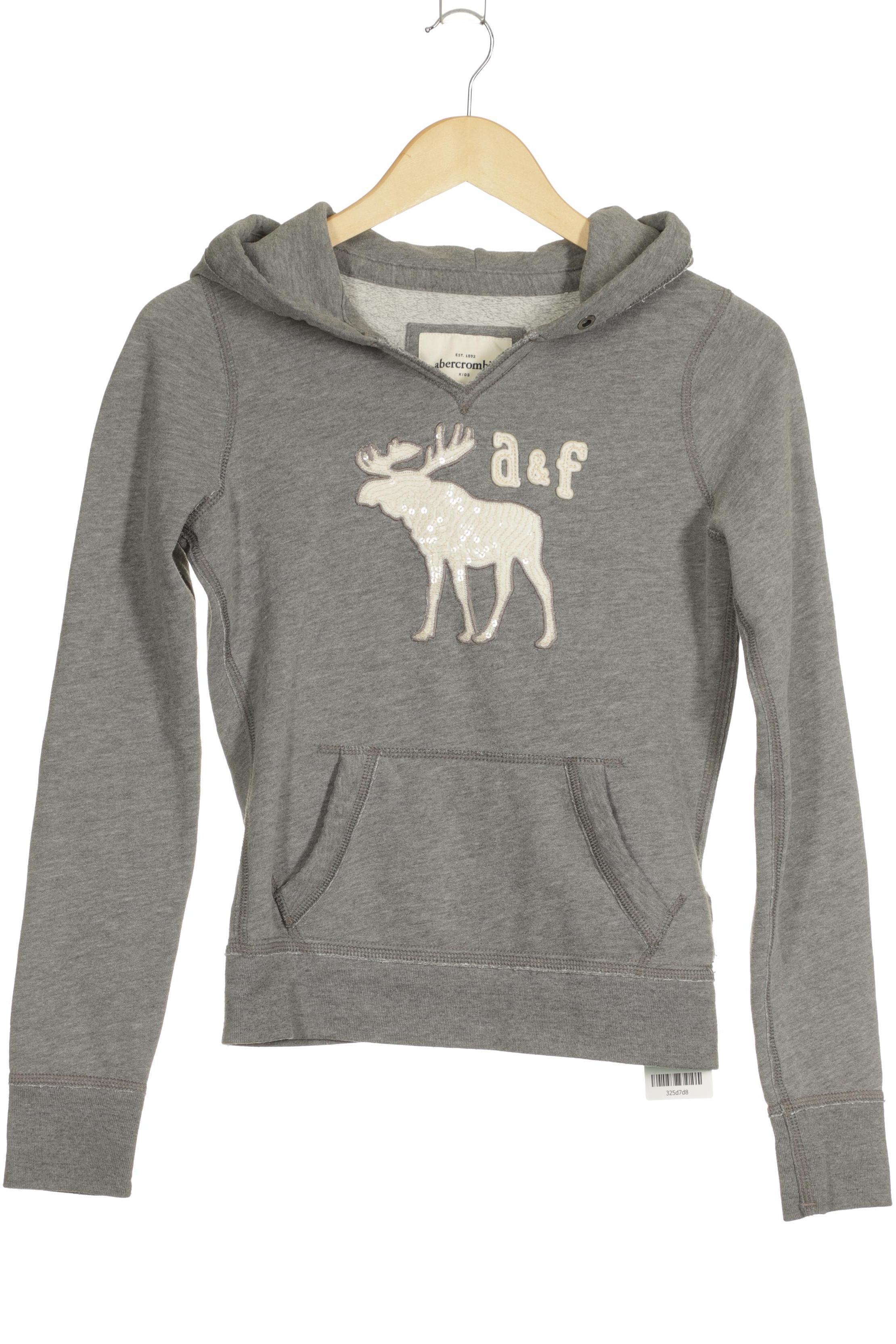 

Abercrombie & Fitch Damen Kapuzenpullover, grau, Gr.