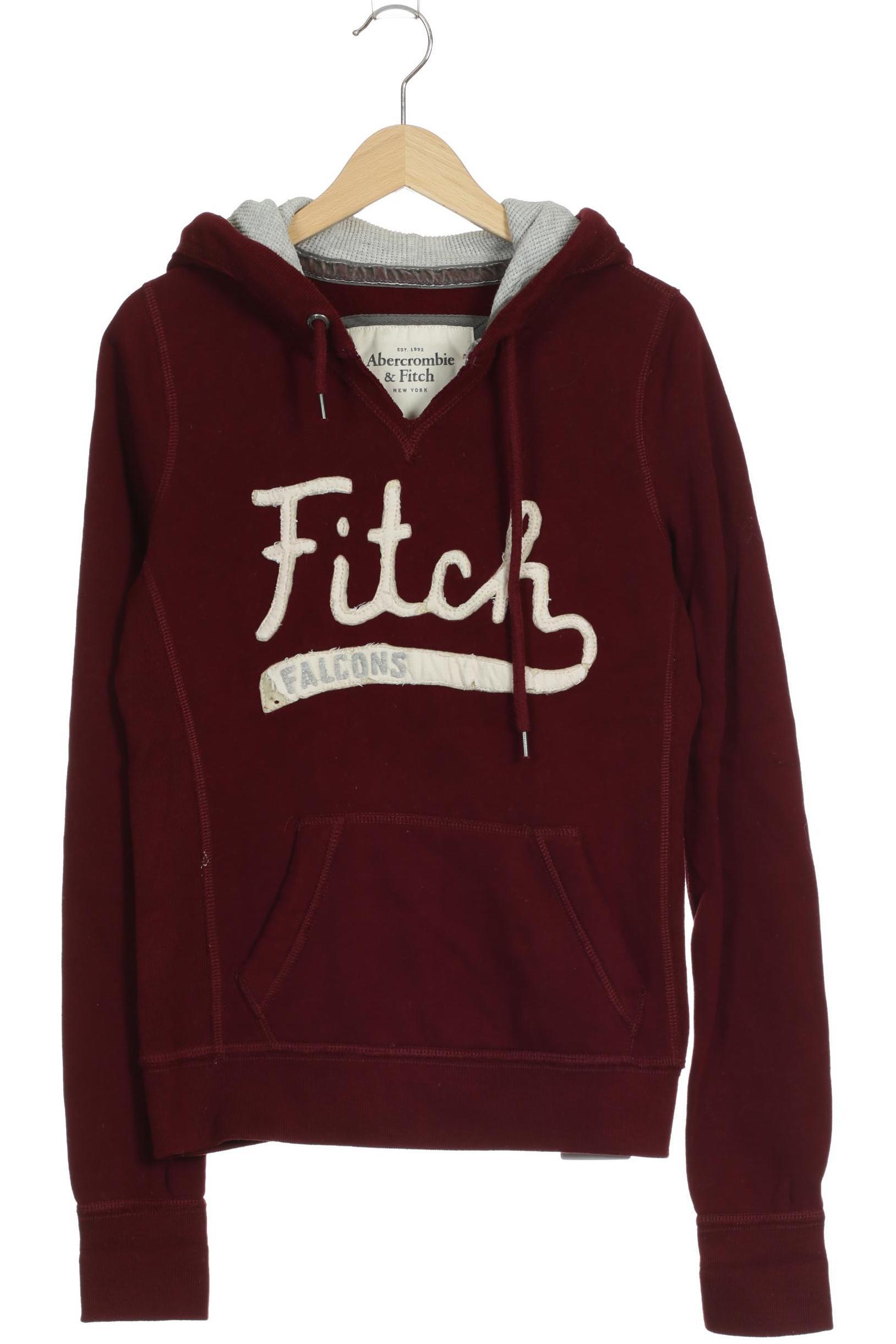

Abercrombie & Fitch Damen Kapuzenpullover, rot, Gr.