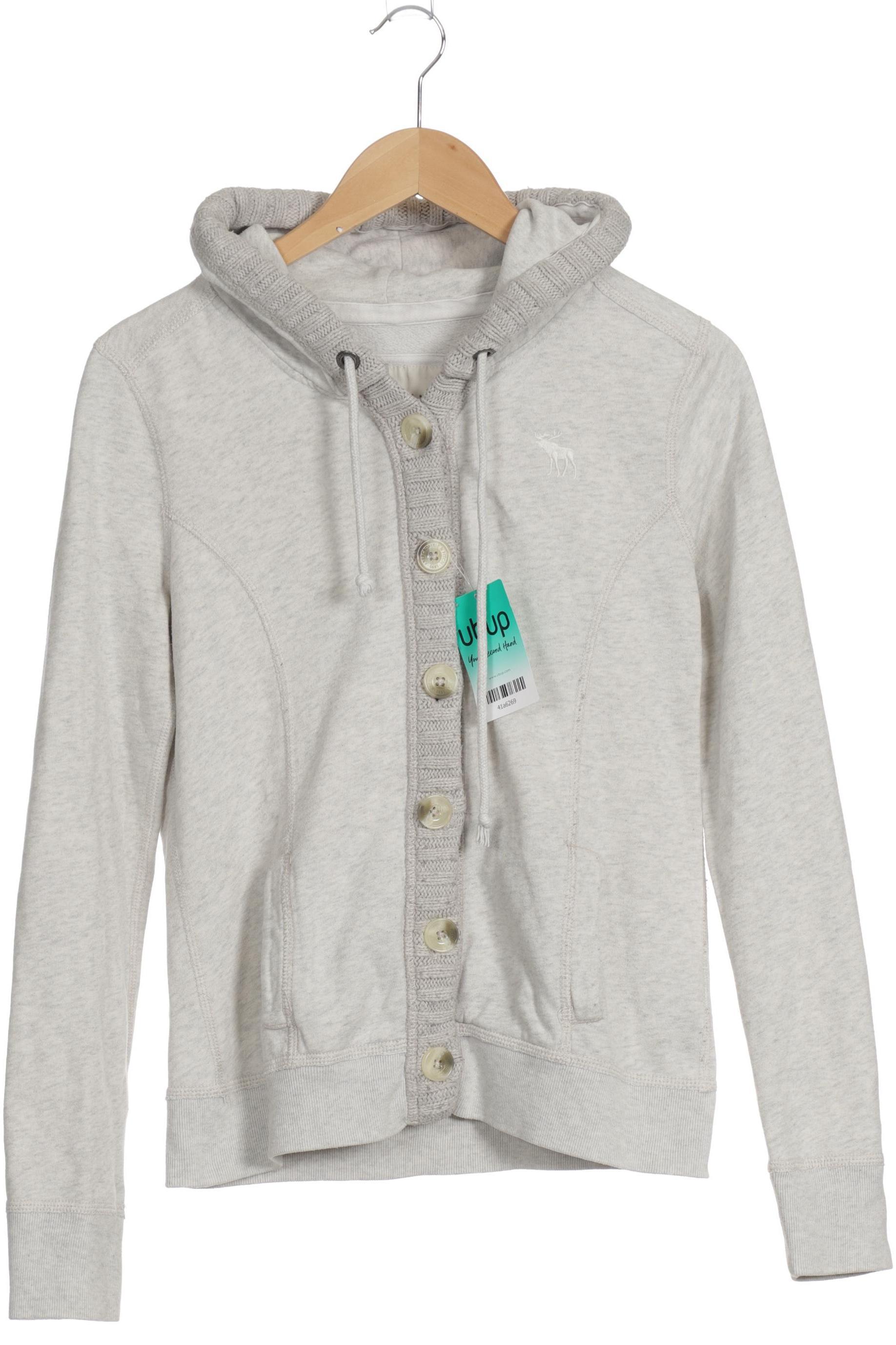 

Abercrombie & Fitch Damen Kapuzenpullover, grau, Gr.