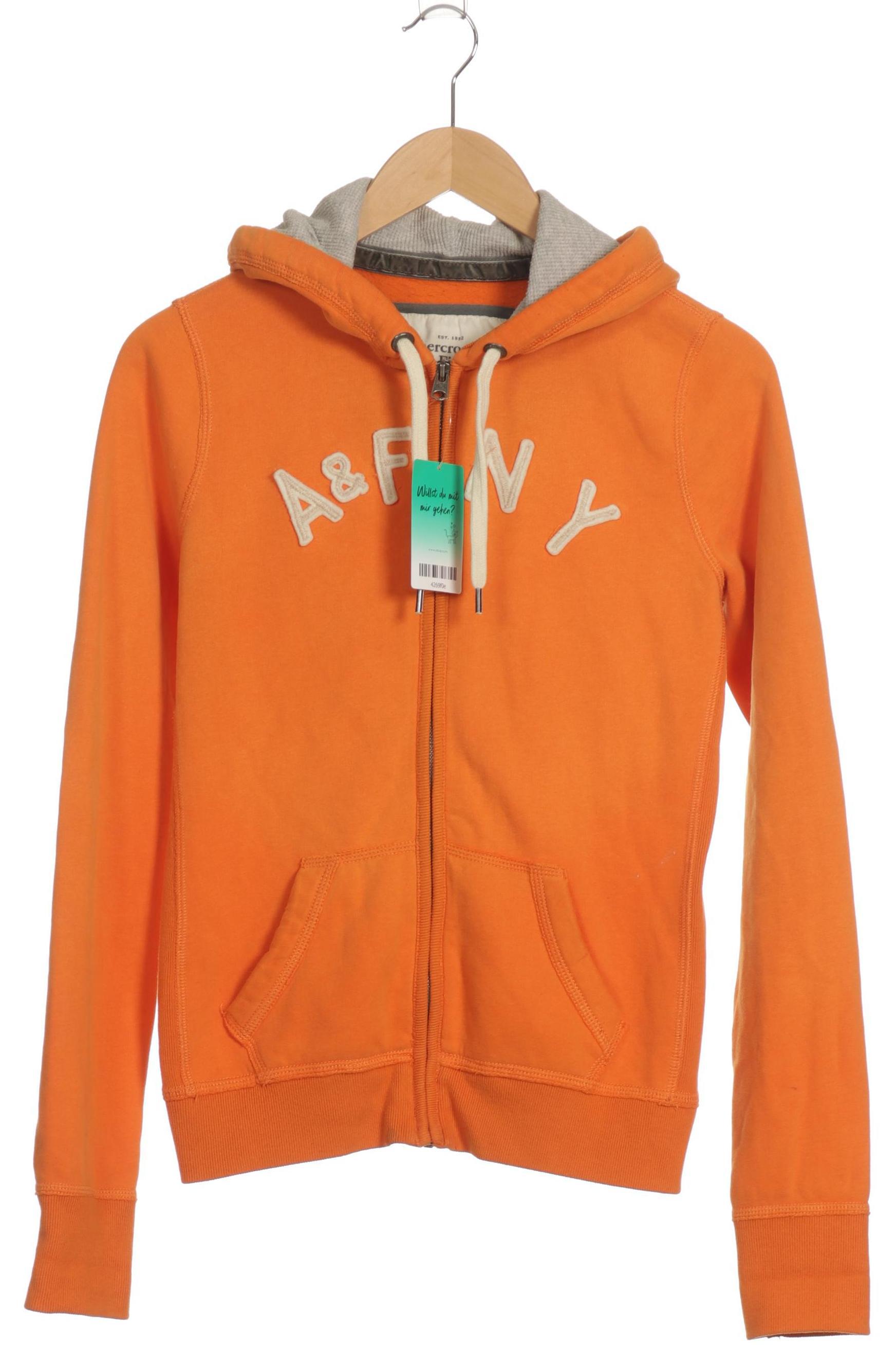 

Abercrombie & Fitch Damen Kapuzenpullover, orange, Gr.