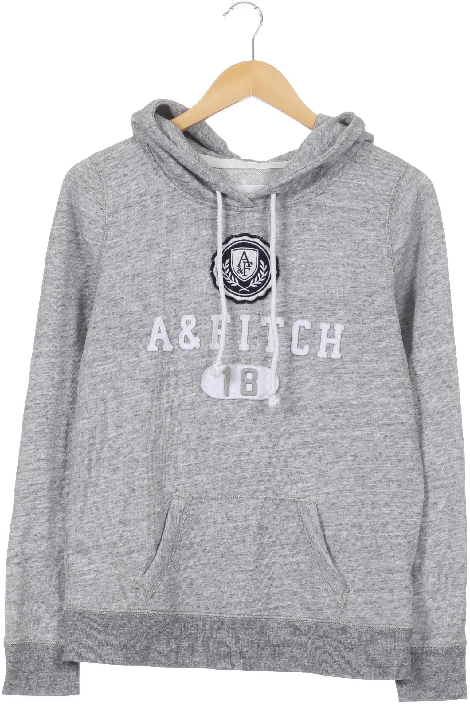 Thumbnail - Abercrombie &amp; Fitch Damen Kapuzenpullover, silber, Gr.